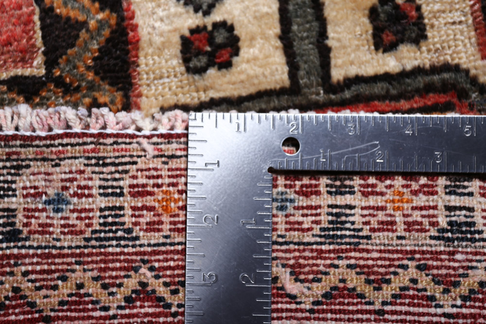 Hand-Knotted Persian Qashqai Wool Rug