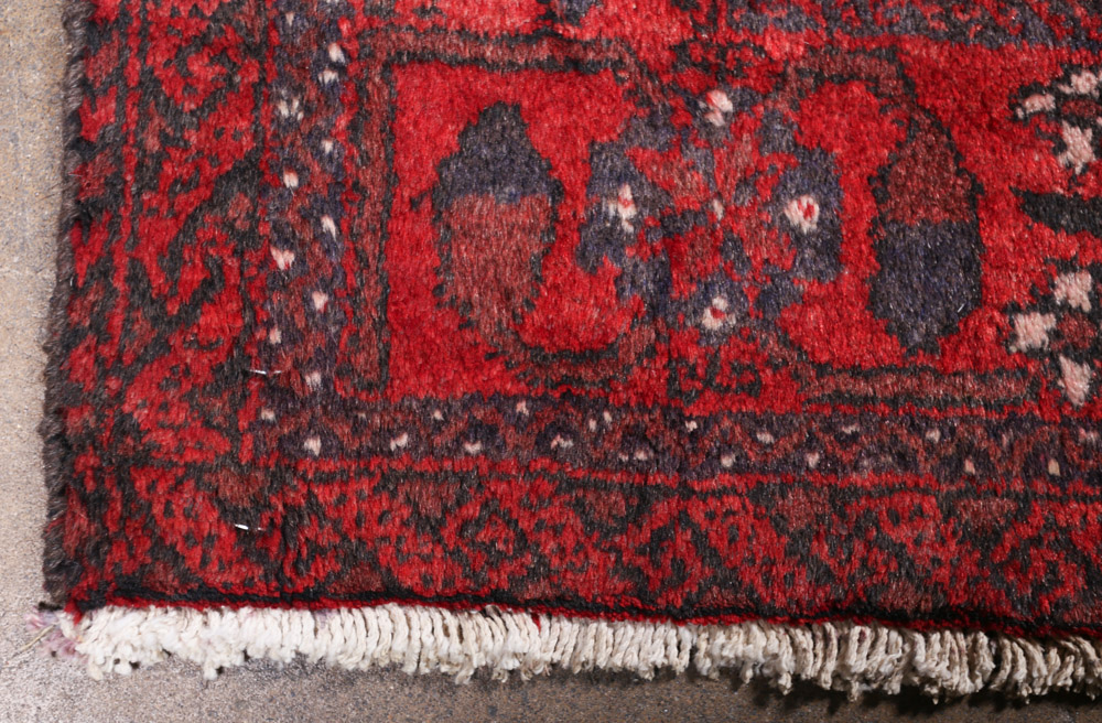 Hand-Knotted Baluch Wool Rug