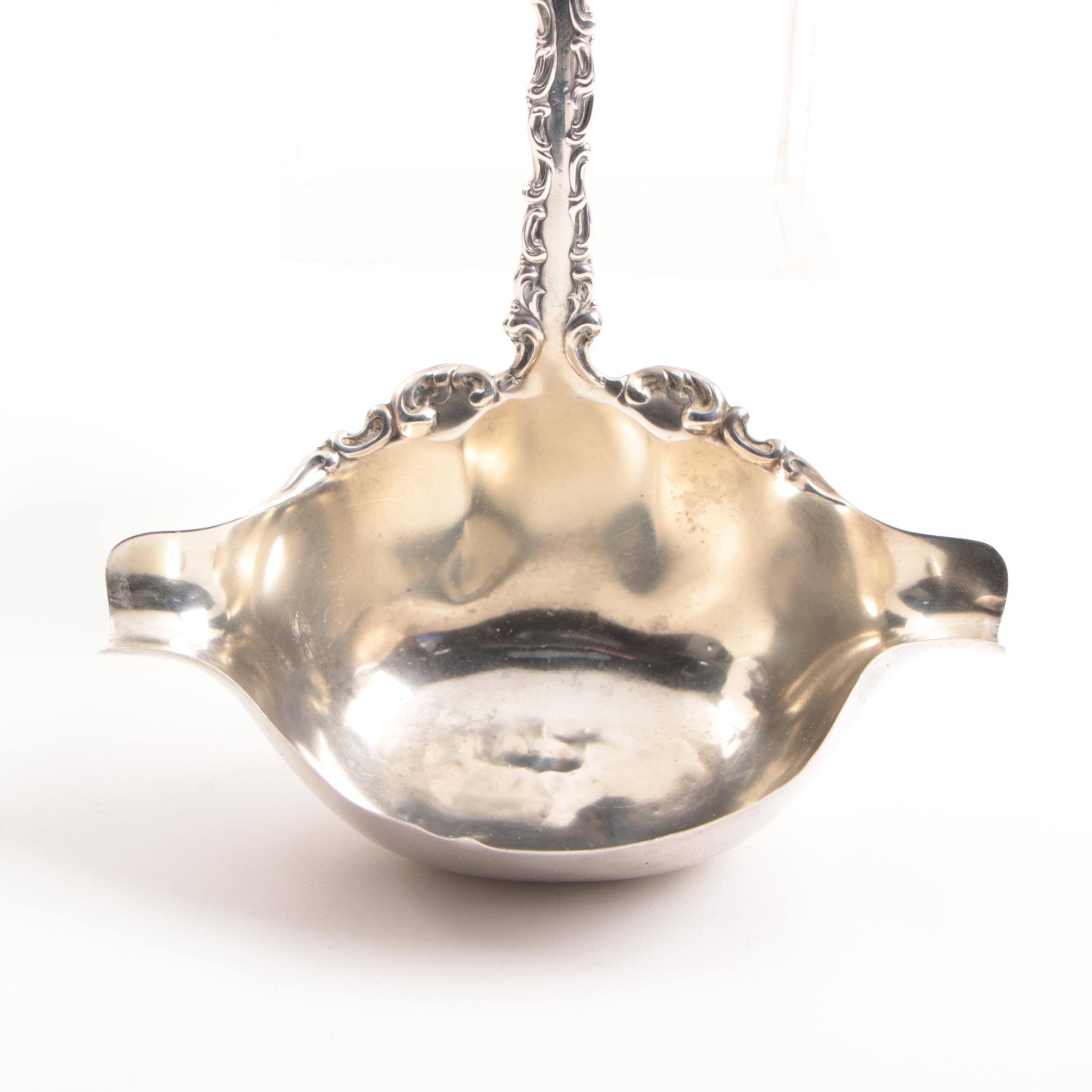 Antique Whiting Division Sterling Silver "Louis XV" Punch Ladle