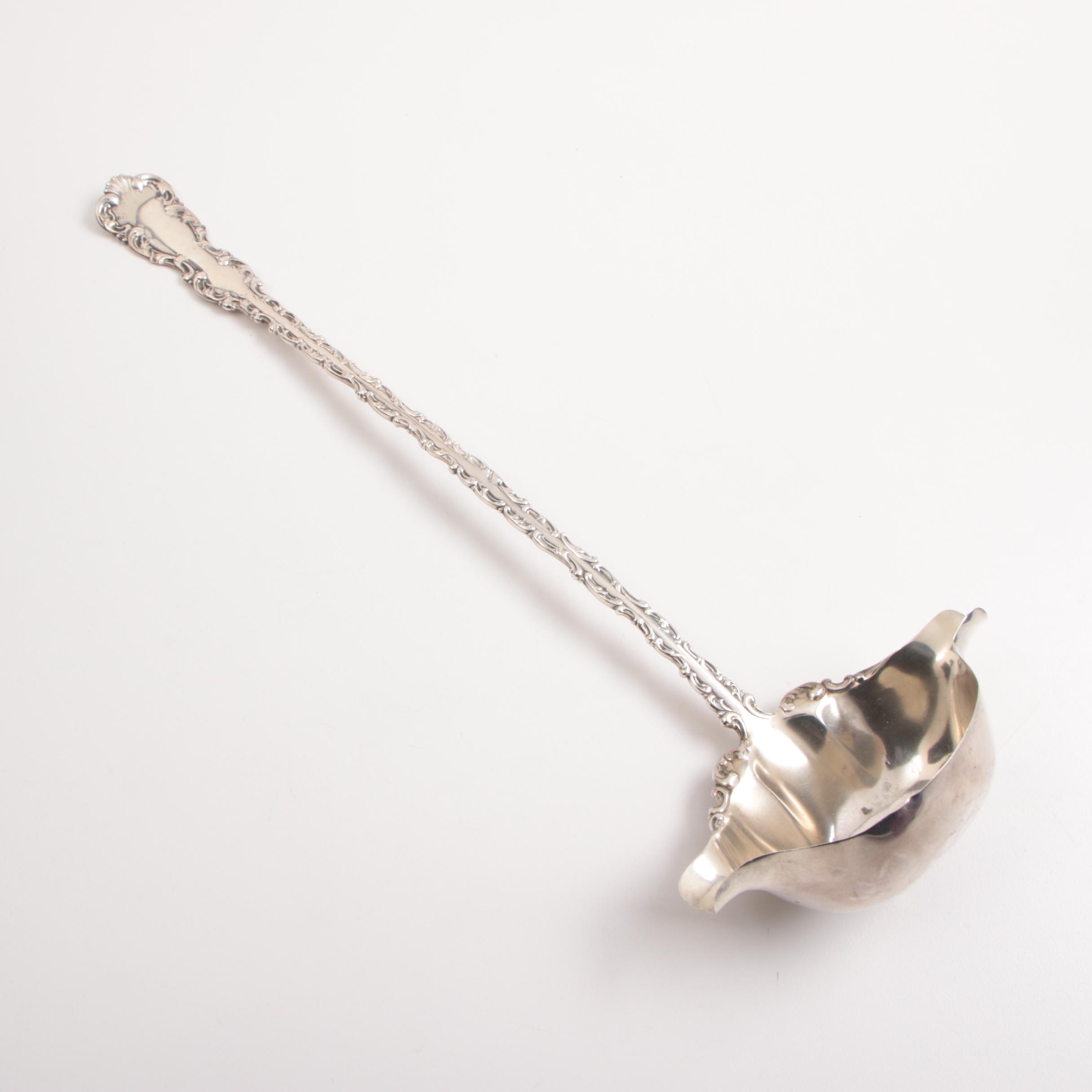 Antique Whiting Division Sterling Silver "Louis XV" Punch Ladle