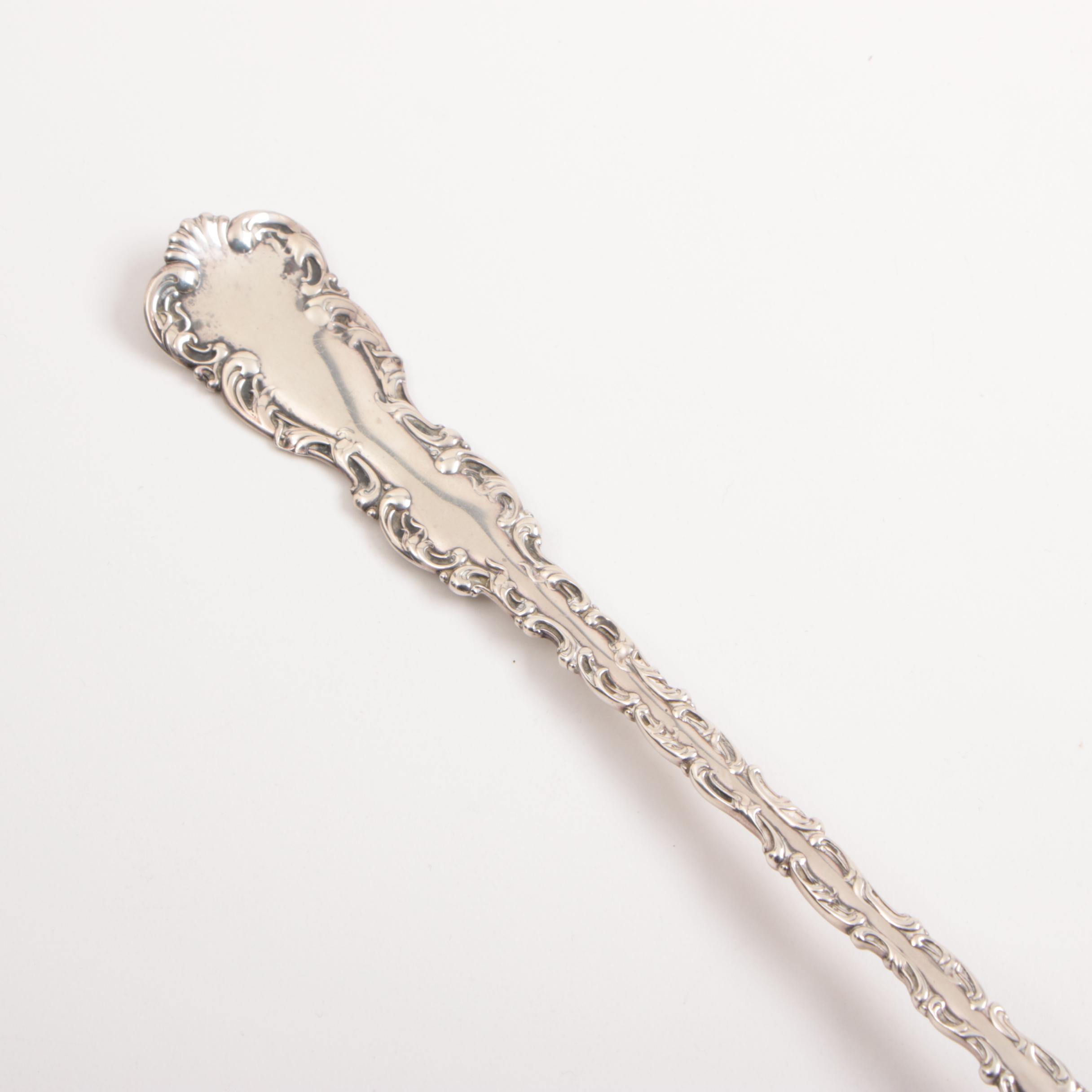 Antique Whiting Division Sterling Silver "Louis XV" Punch Ladle
