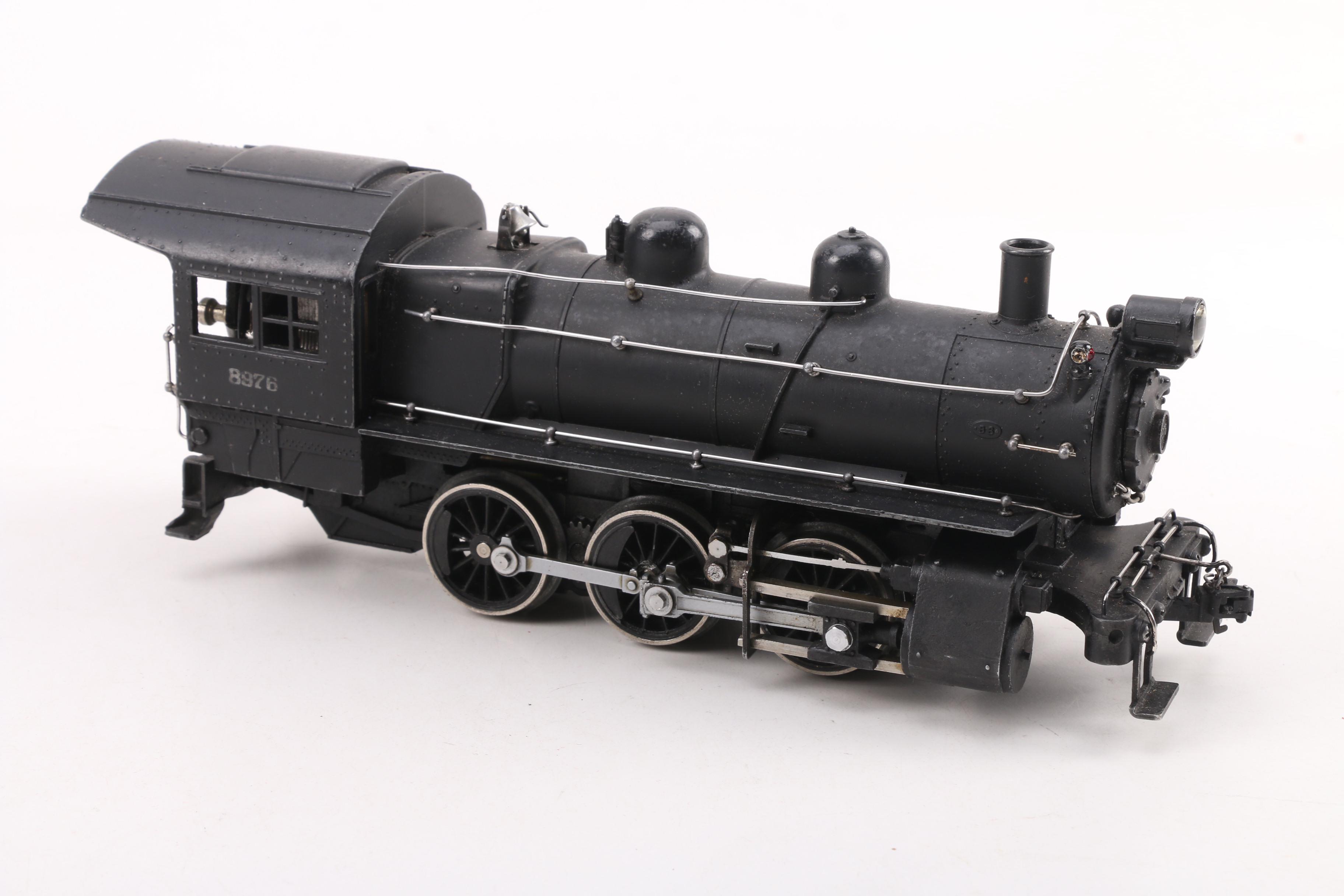 Lionel Pre-War 701 Steam Switcher and 701T Tender with Post-War Cars, c. 1940