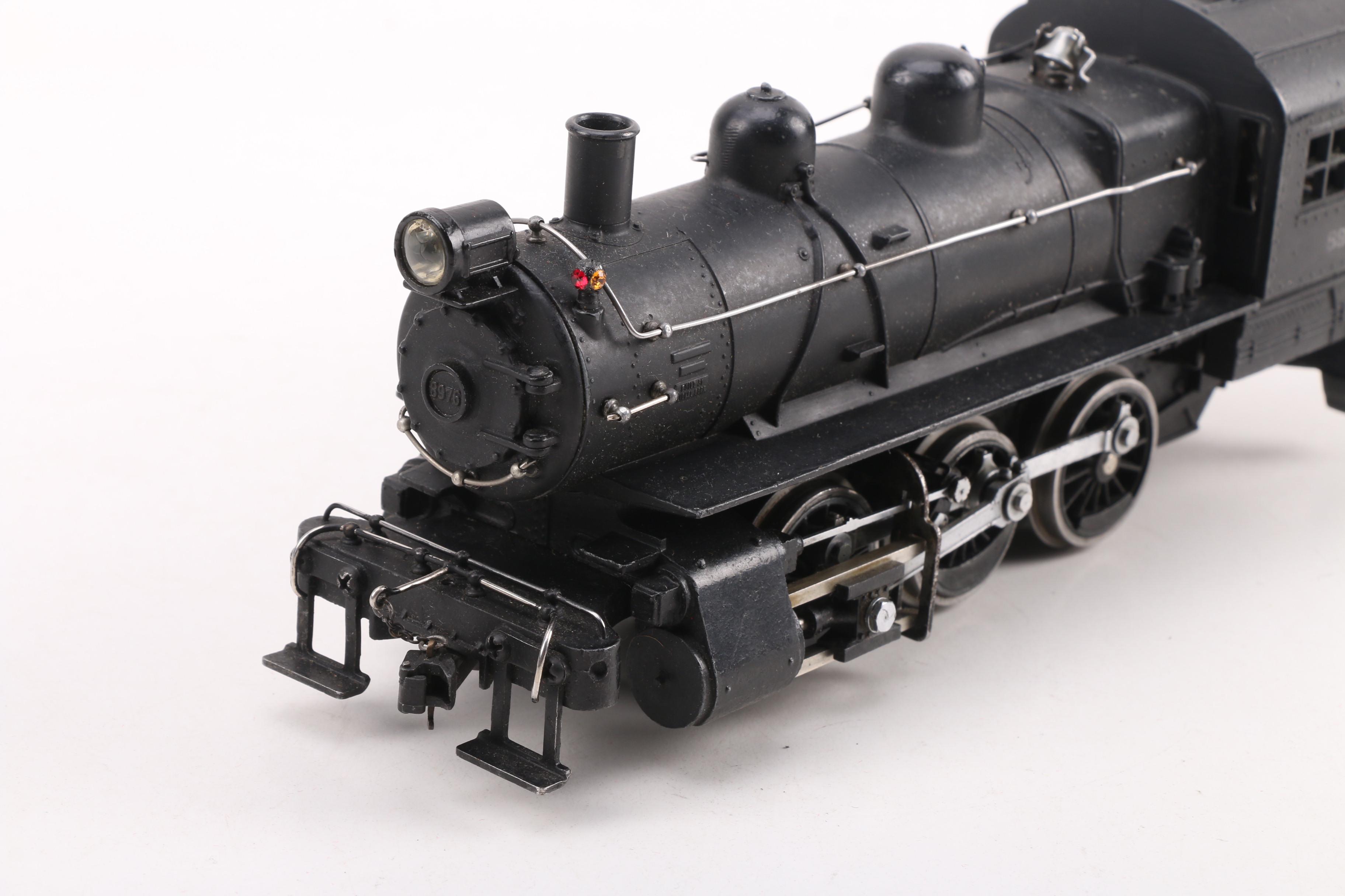 Lionel Pre-War 701 Steam Switcher and 701T Tender with Post-War Cars, c. 1940