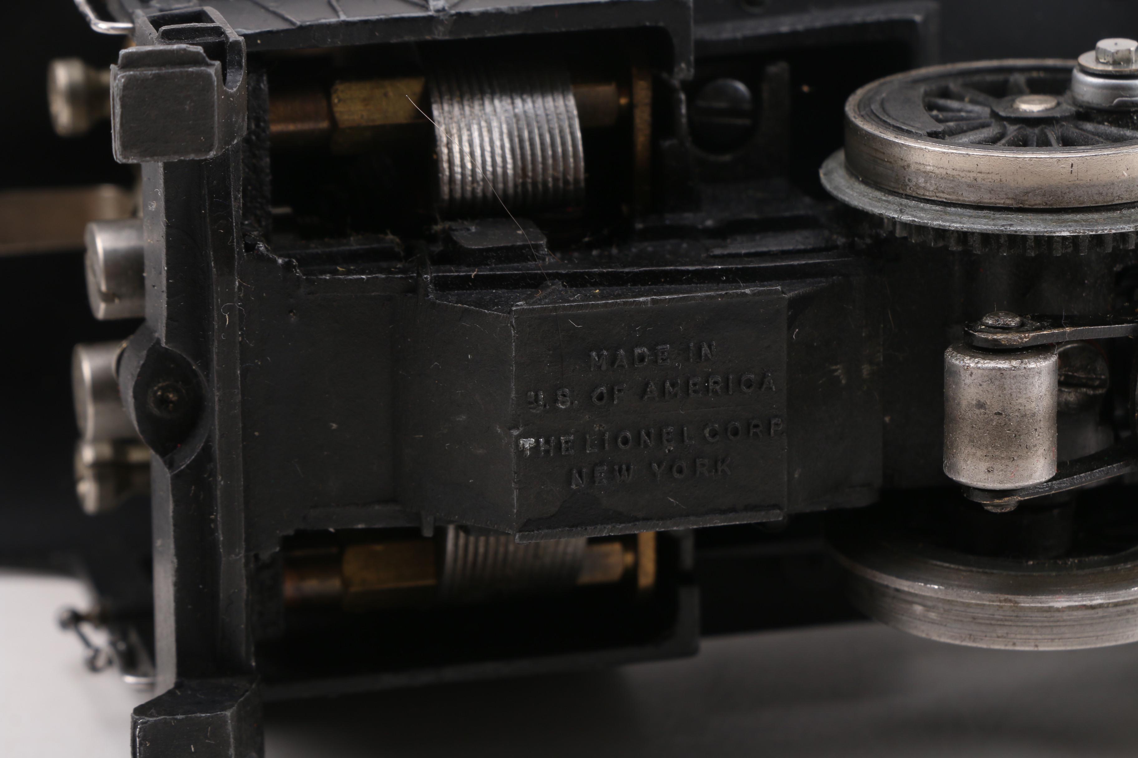 Lionel Pre-War 701 Steam Switcher and 701T Tender with Post-War Cars, c. 1940