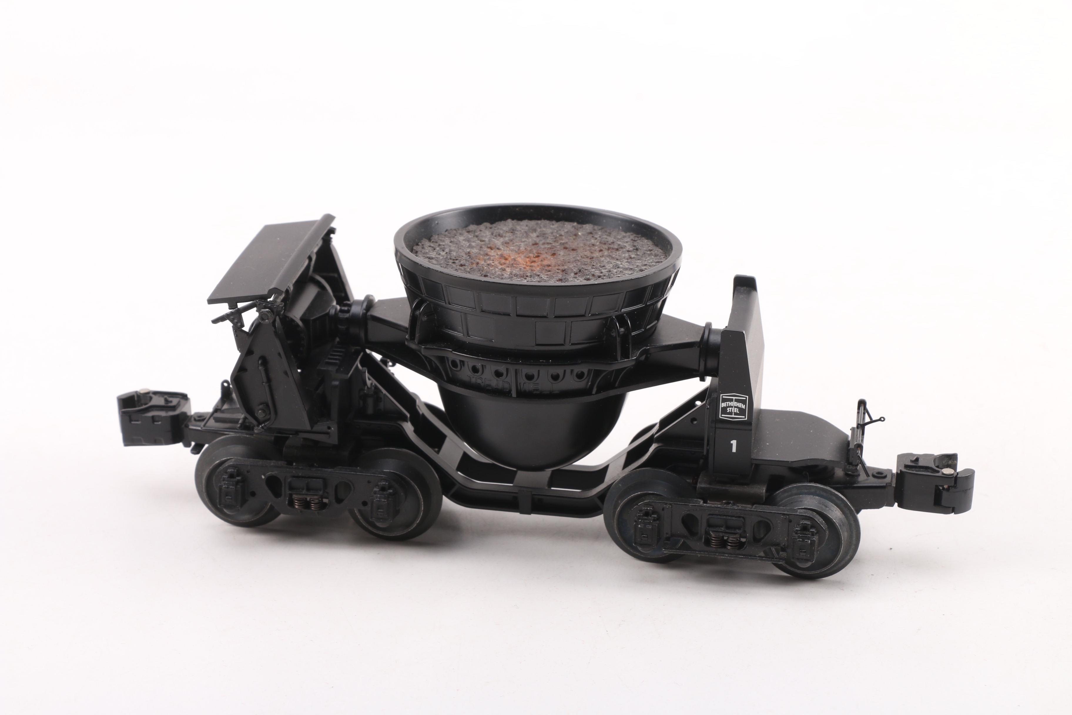 Lionel Pre-War 701 Steam Switcher and 701T Tender with Post-War Cars, c. 1940