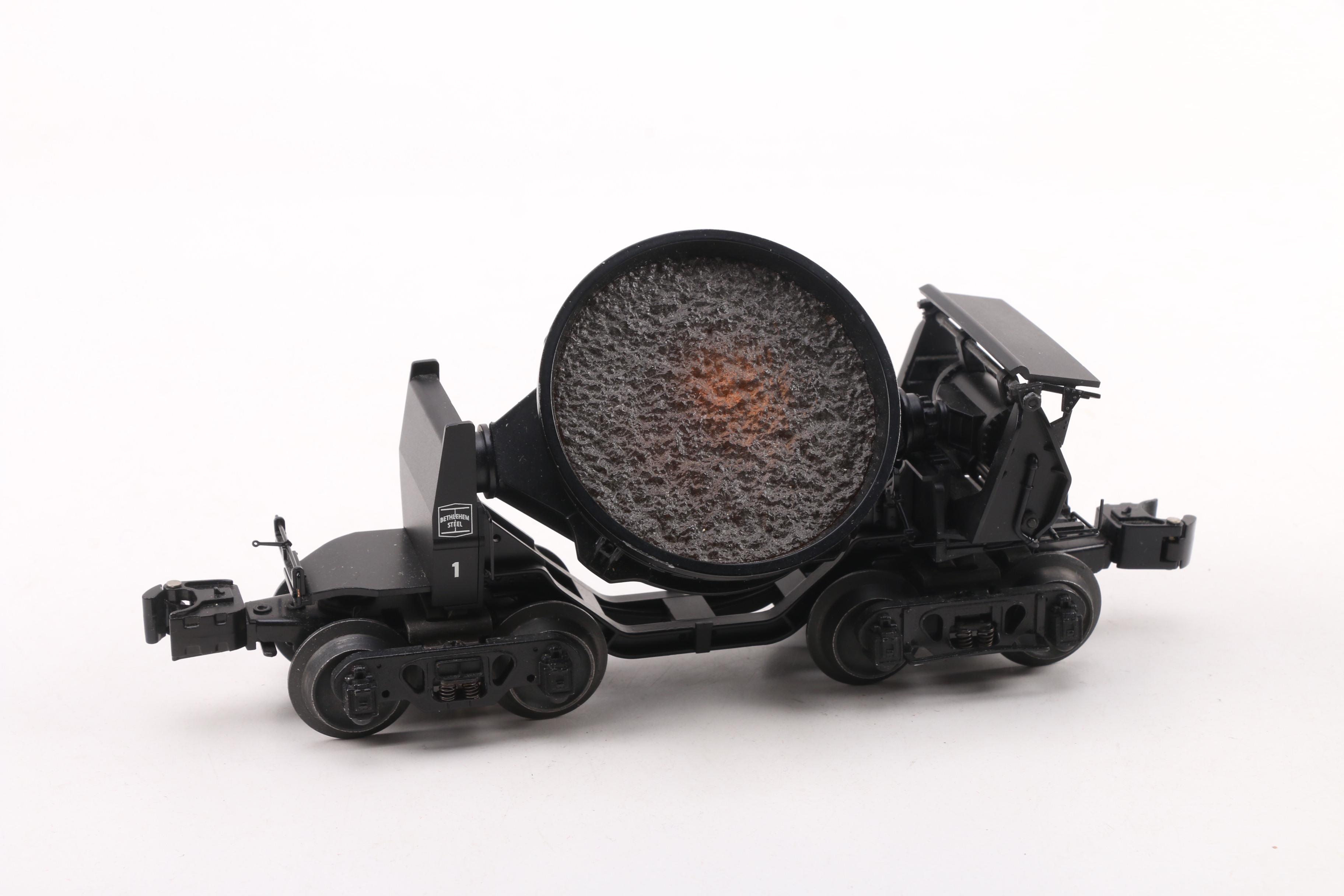 Lionel Pre-War 701 Steam Switcher and 701T Tender with Post-War Cars, c. 1940