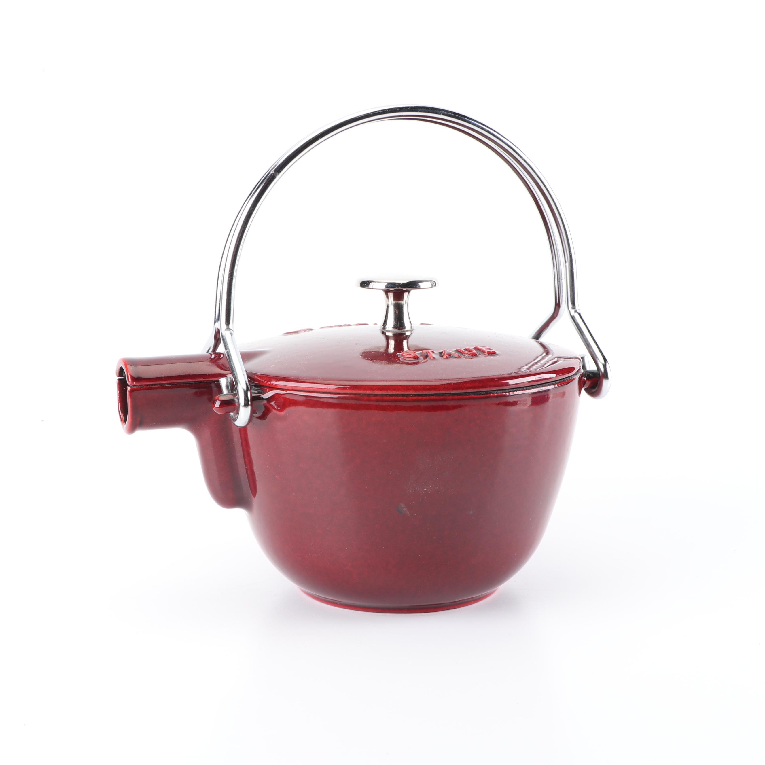 Staub "La Theiere" Cast Iron Round Tea Kettle