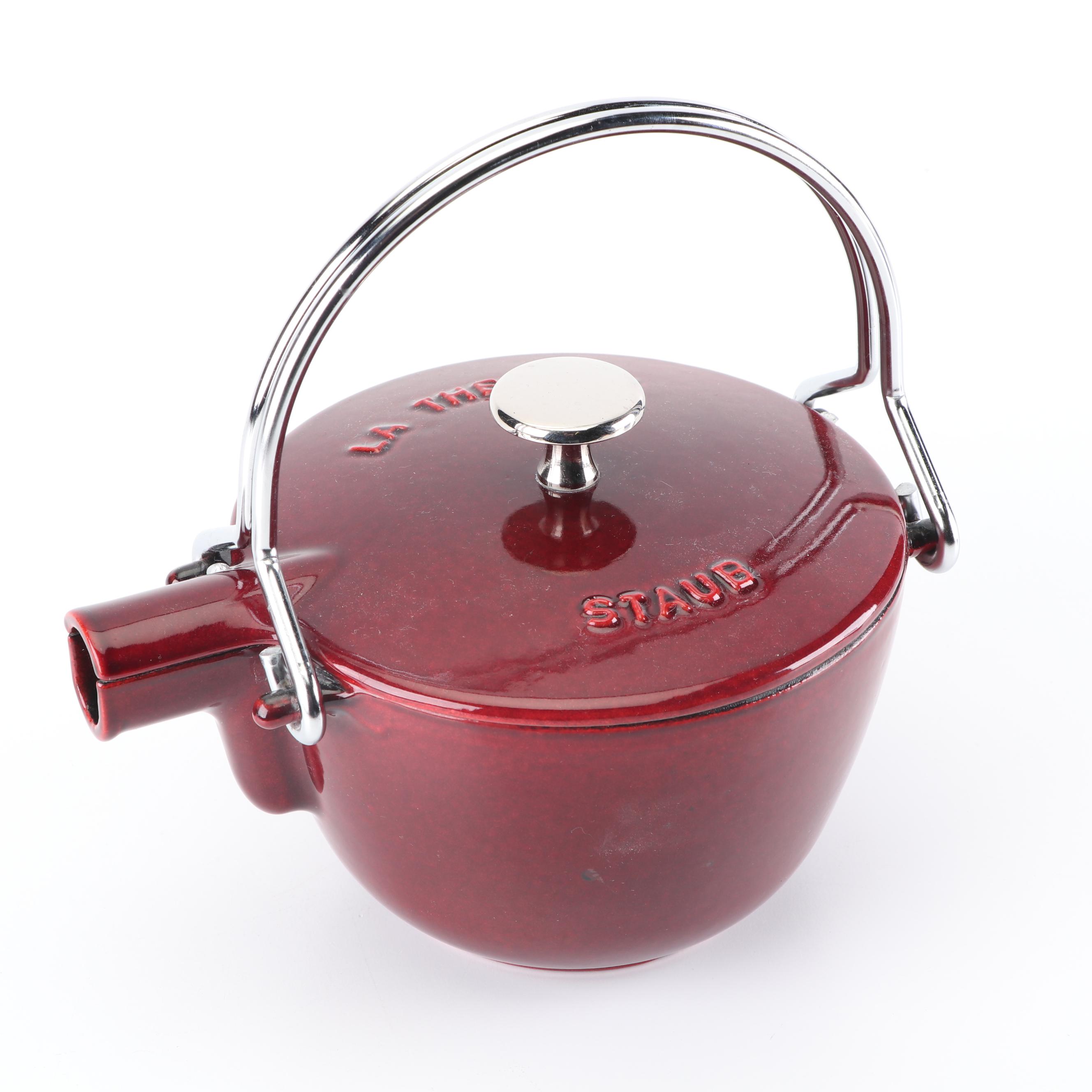 Staub "La Theiere" Cast Iron Round Tea Kettle