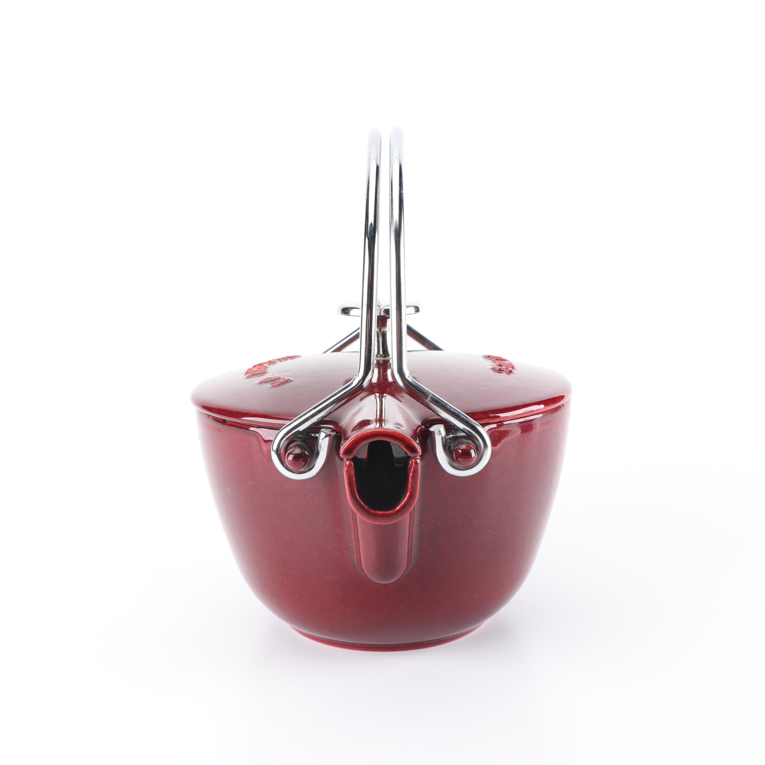 Staub "La Theiere" Cast Iron Round Tea Kettle