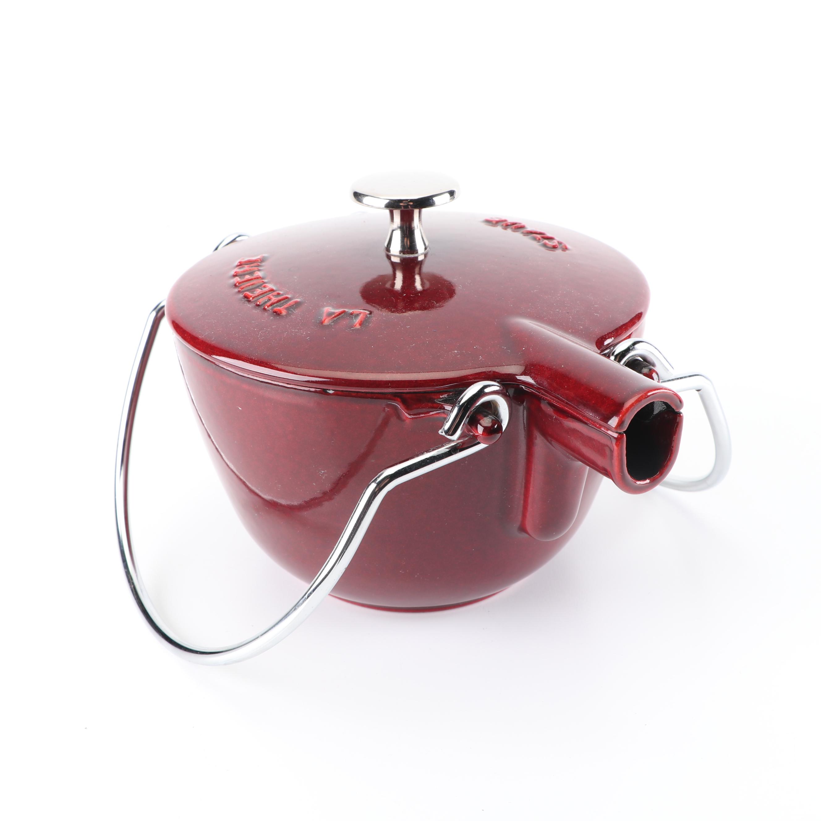 Staub "La Theiere" Cast Iron Round Tea Kettle