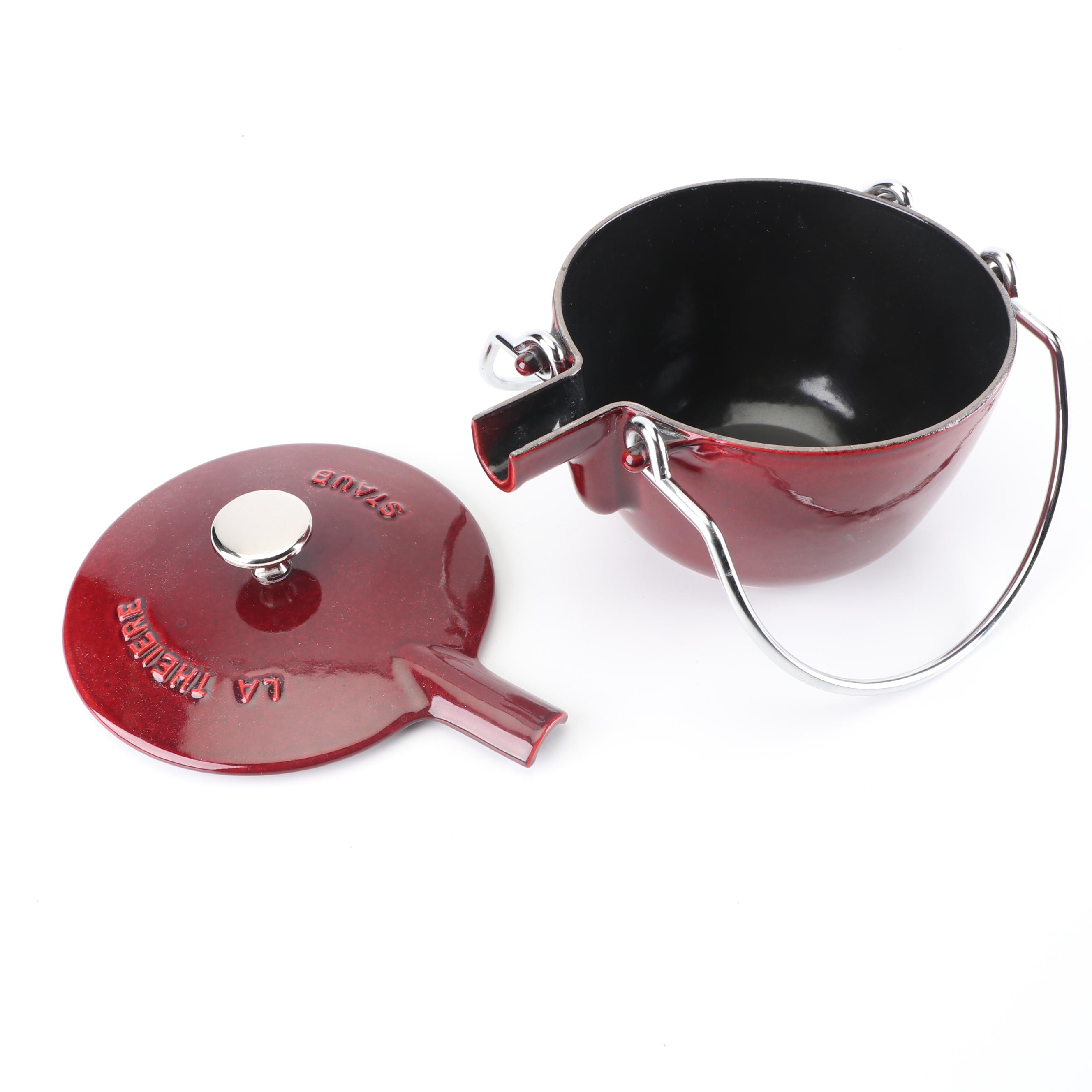 Staub "La Theiere" Cast Iron Round Tea Kettle