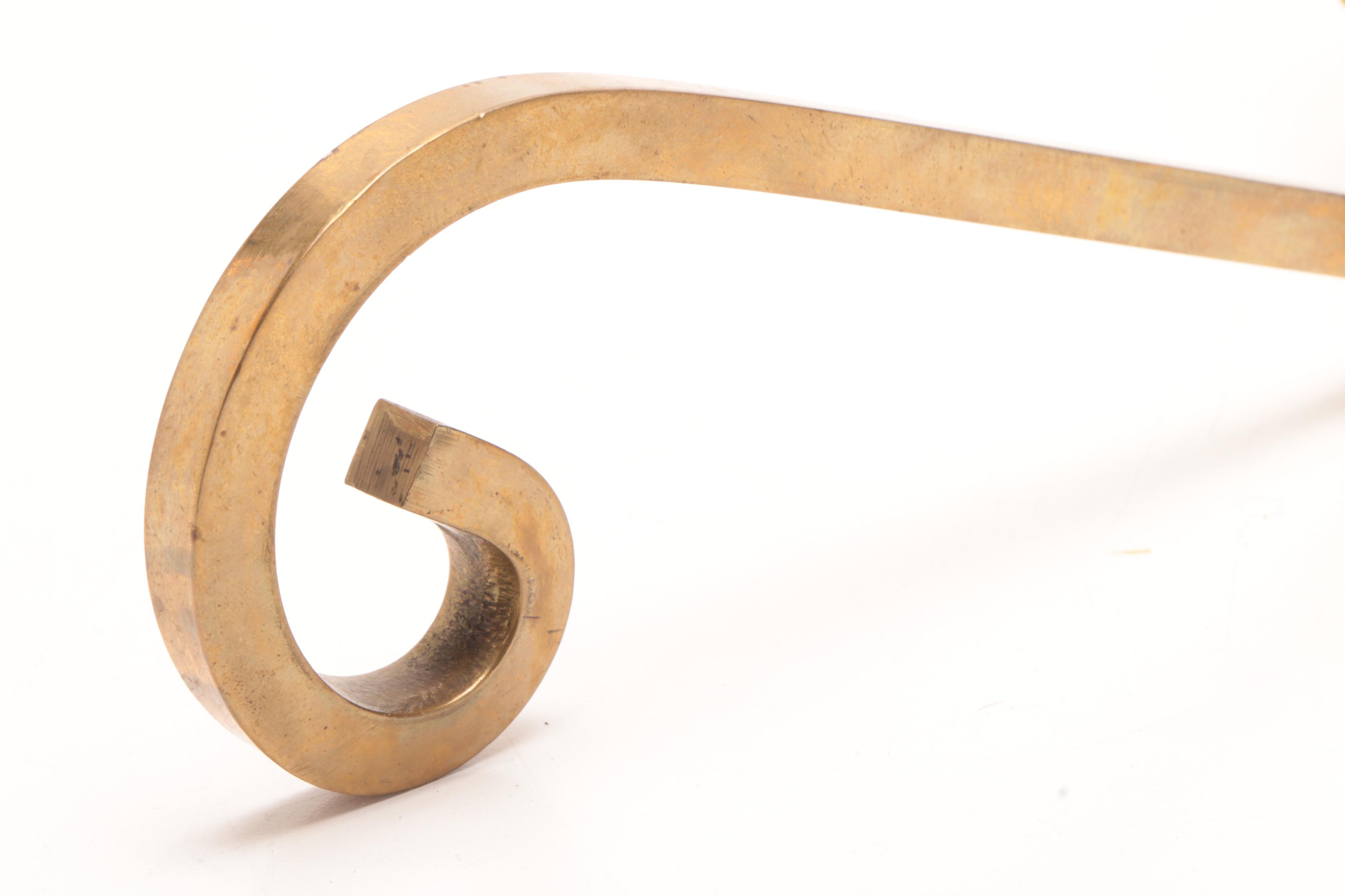 Brass Reindeer Stocking Holders