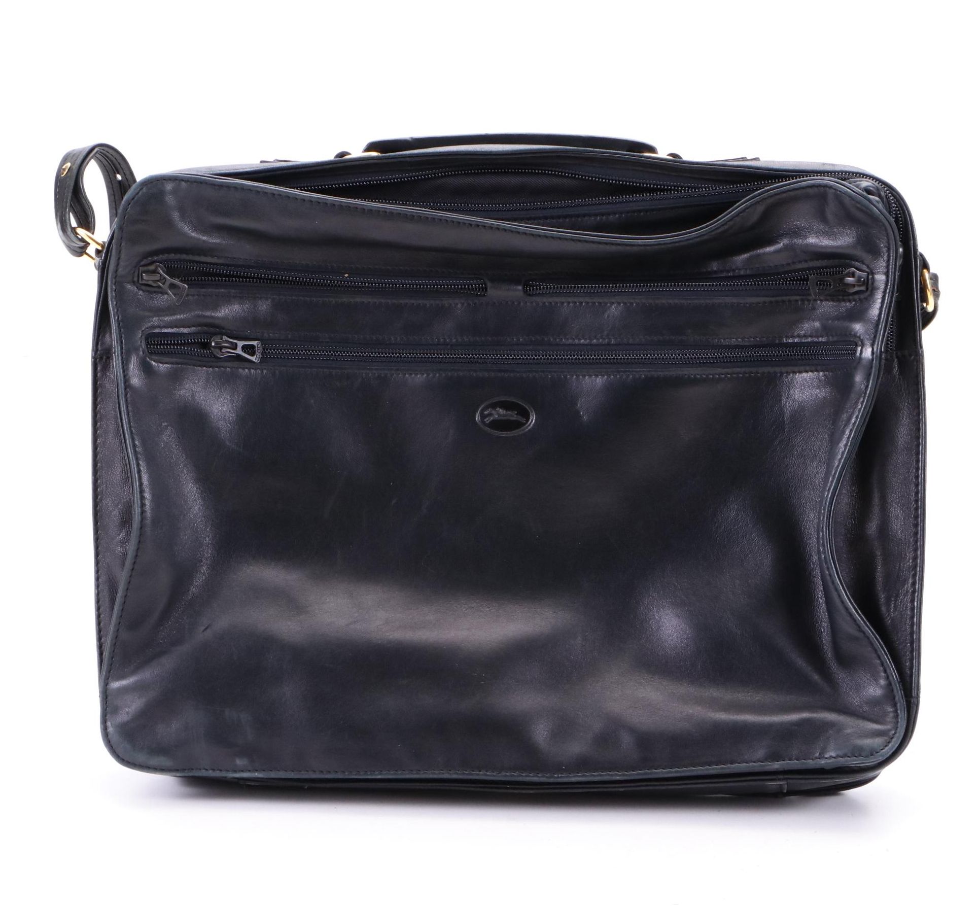 Longchamp Paris and Florence LAPA Leather Briefcases