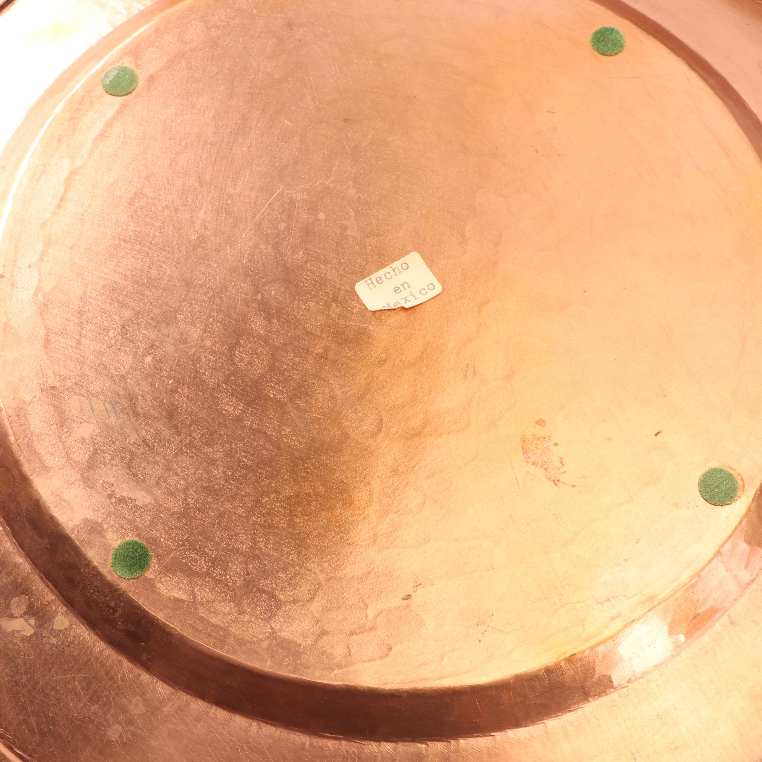 Brass and Copper Chargers, Vase and Decor