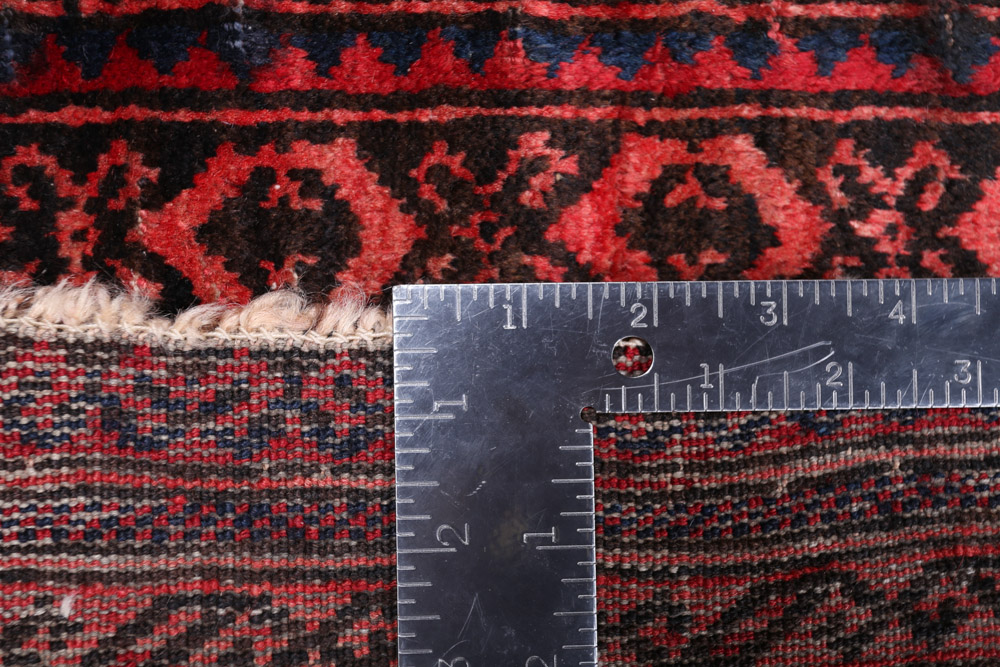 Hand-Knotted Baluch Prayer Rug