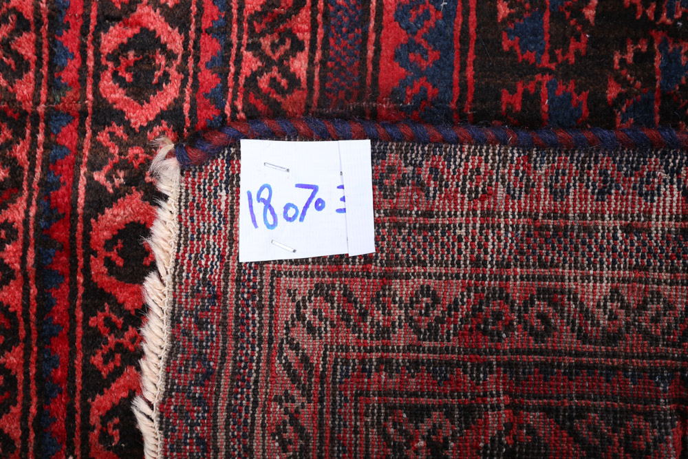 Hand-Knotted Baluch Prayer Rug