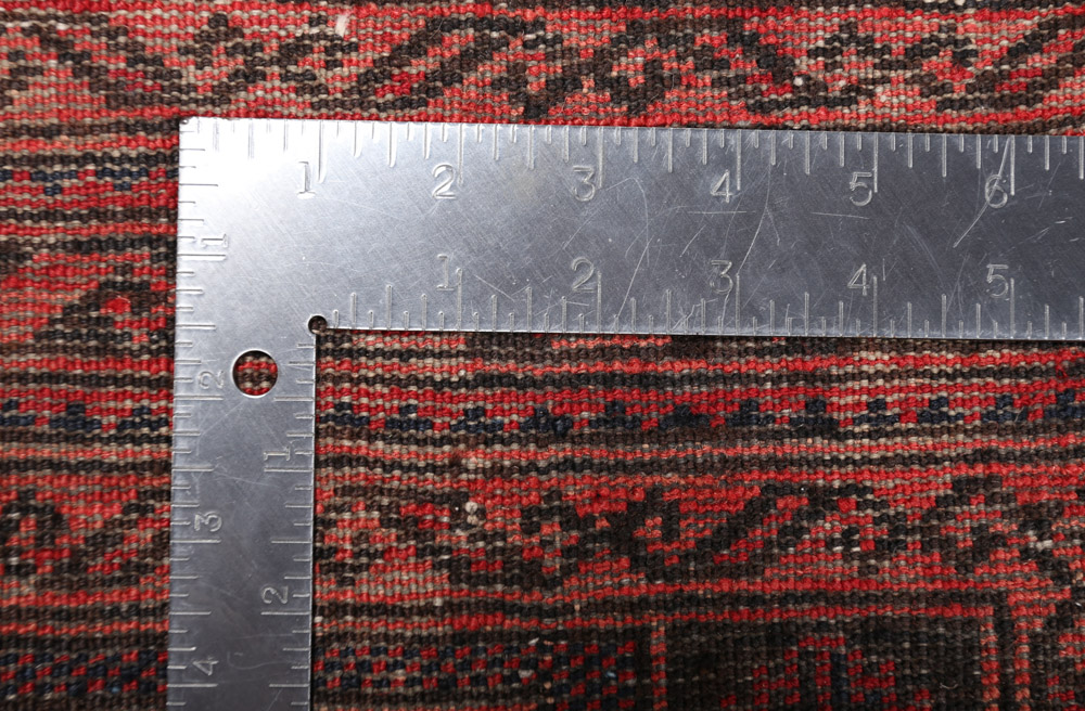 Hand-Knotted Baluch Prayer Rug