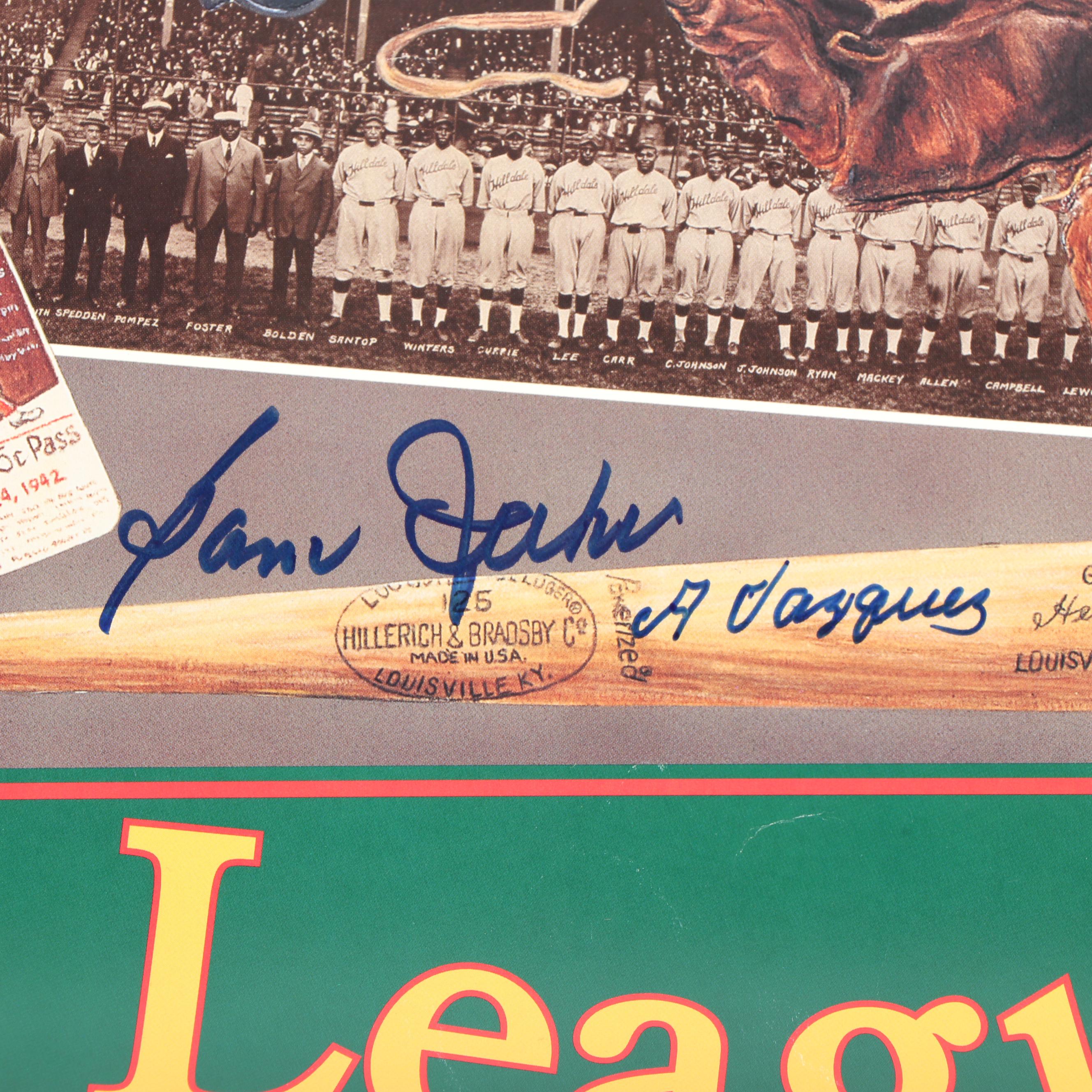 Buck O'Neil, Robert Scott, Armando Vazquez and Monte Irvin Autographed Print