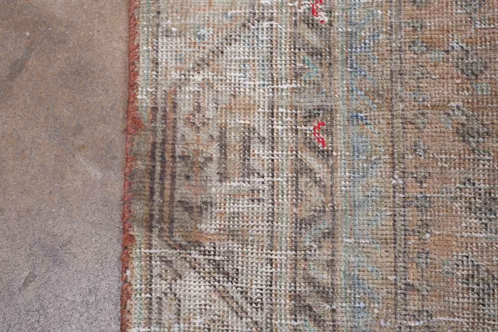 Hand-Knotted Persian Hamadan Wool Carpet Runner