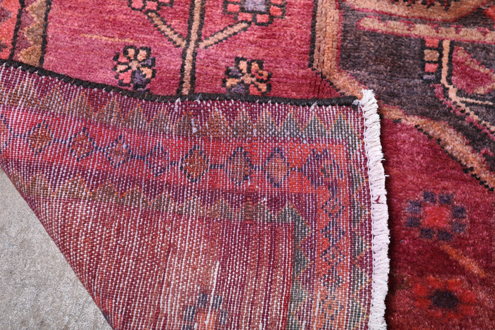 Hand-Knotted Persian Kharaghan Wool Rug