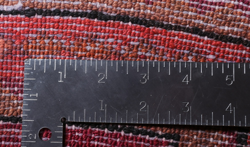 Hand-Knotted Persian Kharaghan Wool Rug