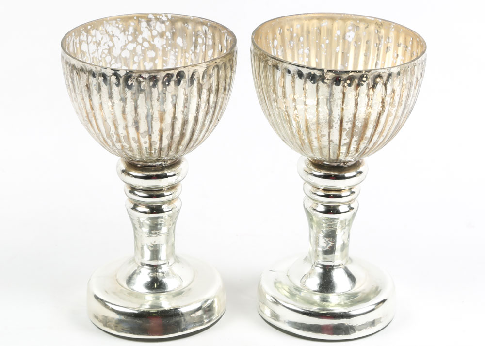 Contemporary Glass Candle Holders