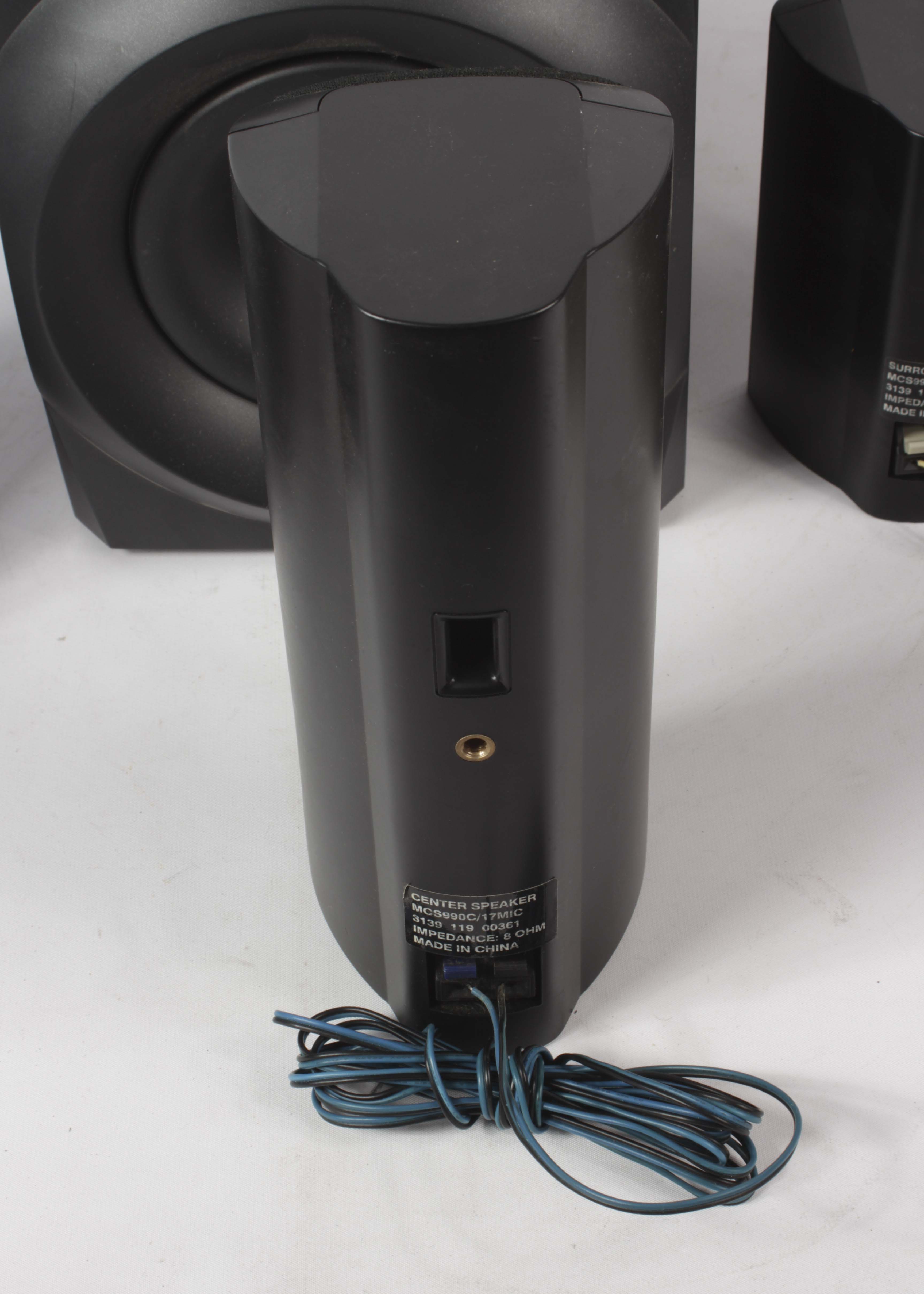 Magnavox MSW 990 Subwoofer and Speakers