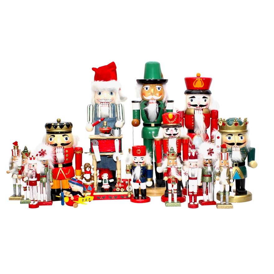 Collection of Wooden Nutcrackers
