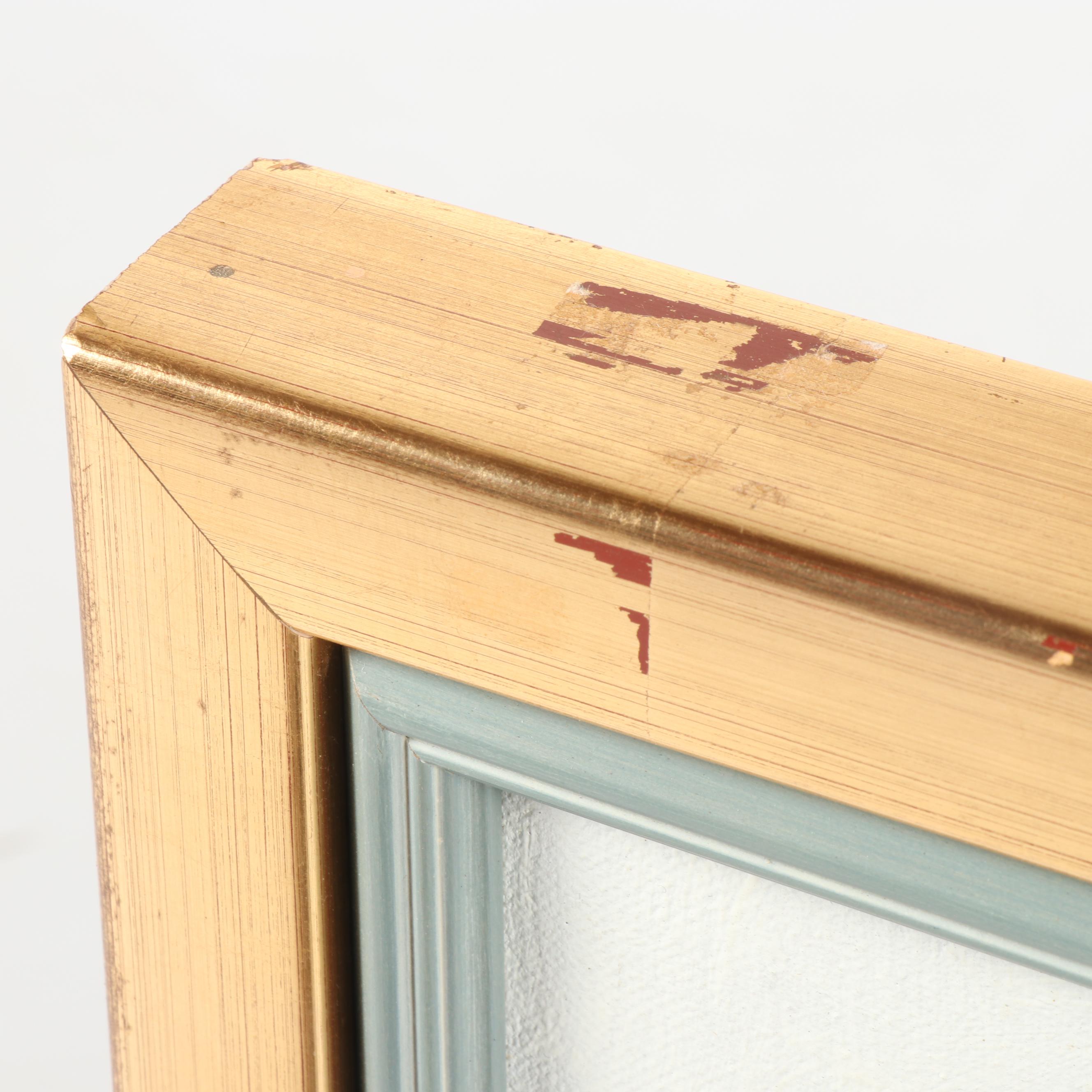 A. Simpson Oil Painting of Harbor Scene