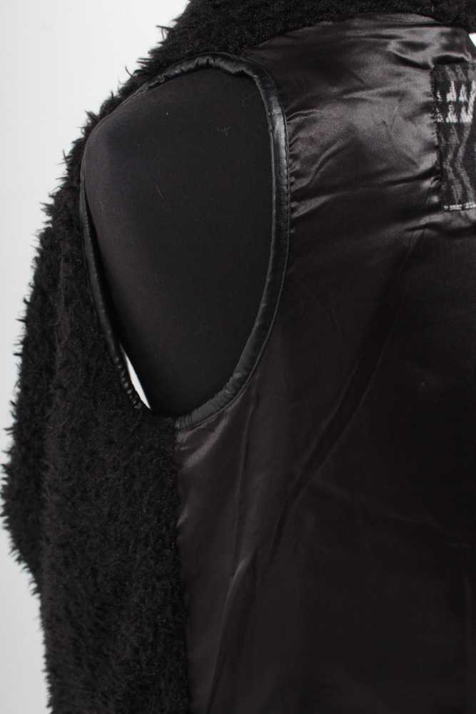 Women's Faux Fur Navajo Patterned Vest