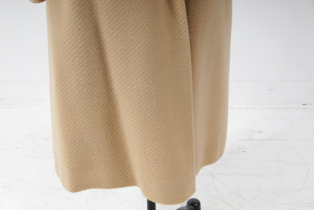 Vintage Car Coat with Canadian Lynx Fur Shawl Collar by The Halle Bros. Co.