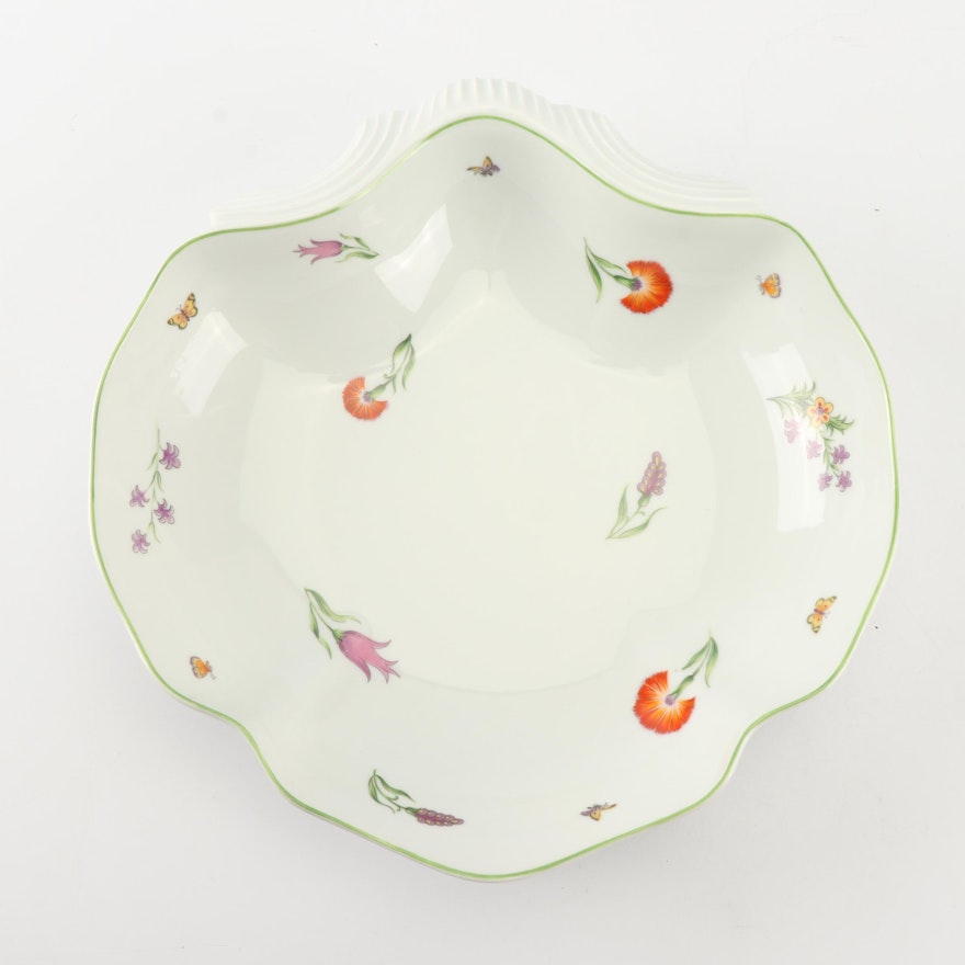 Tiffany & Co. "Tiffany Garden" Porcelain Shell Shaped Dish