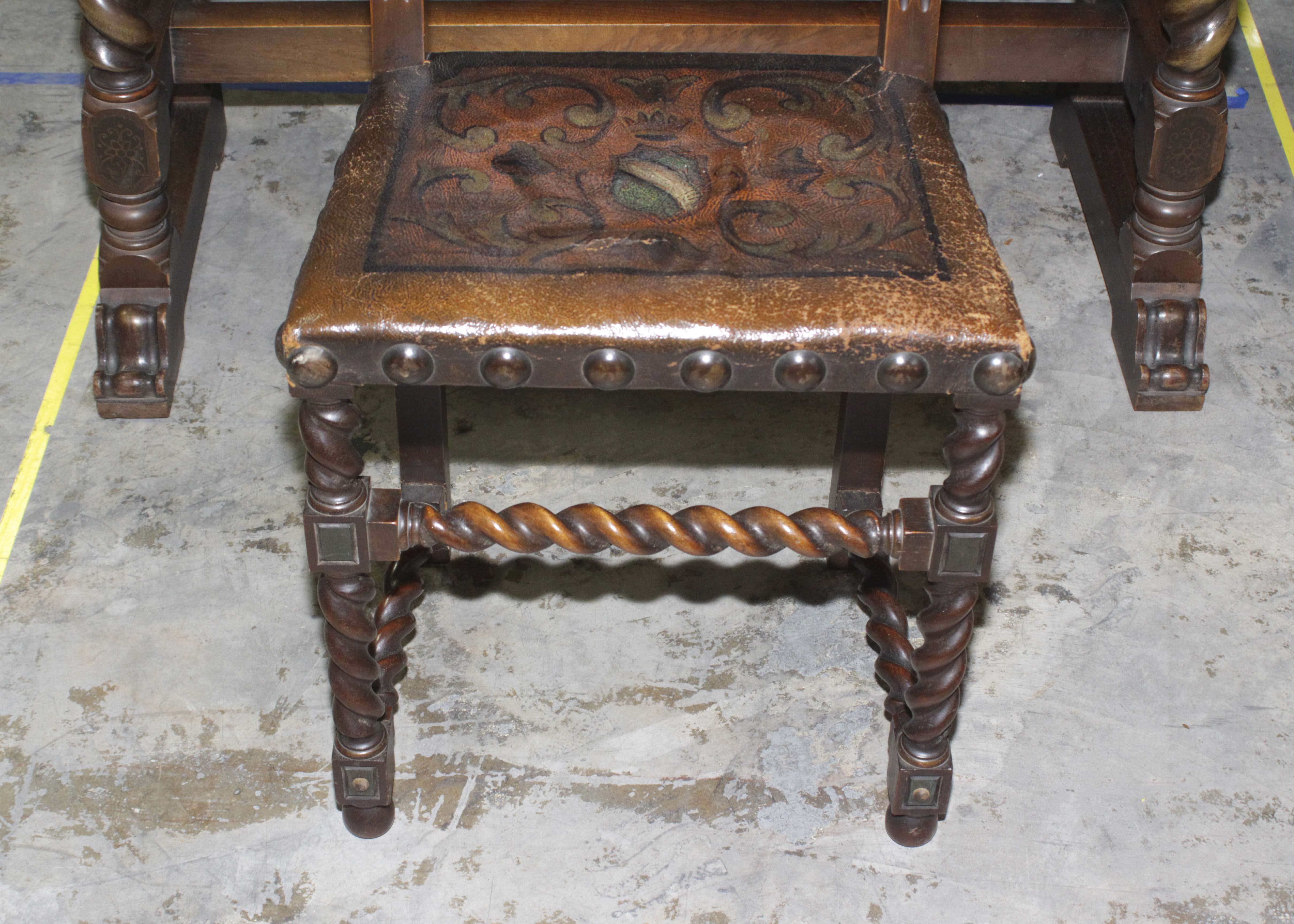 Spanish Colonial Revival Walnut Vargueno Desk on Stand, Circa 1920