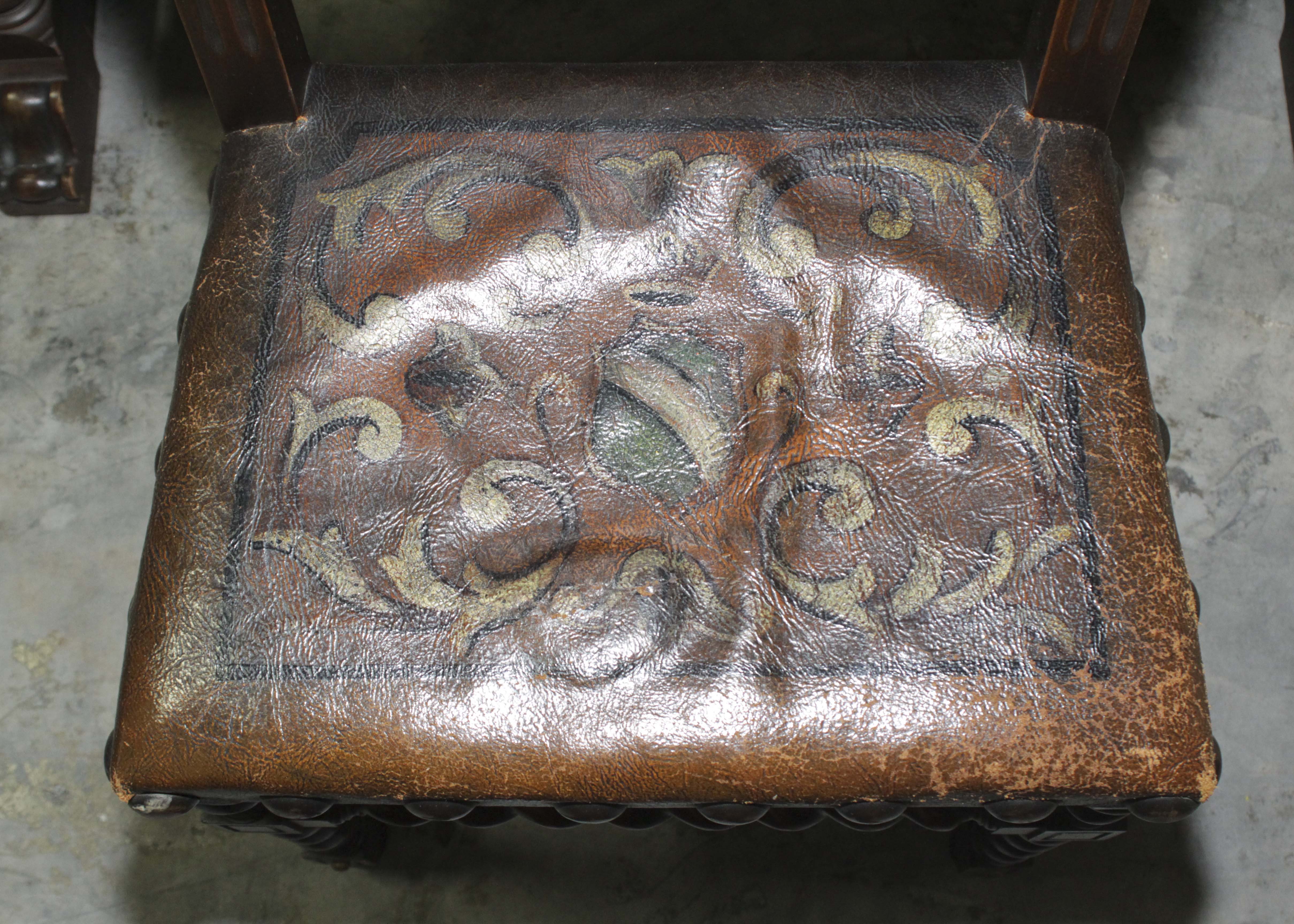Spanish Colonial Revival Walnut Vargueno Desk on Stand, Circa 1920