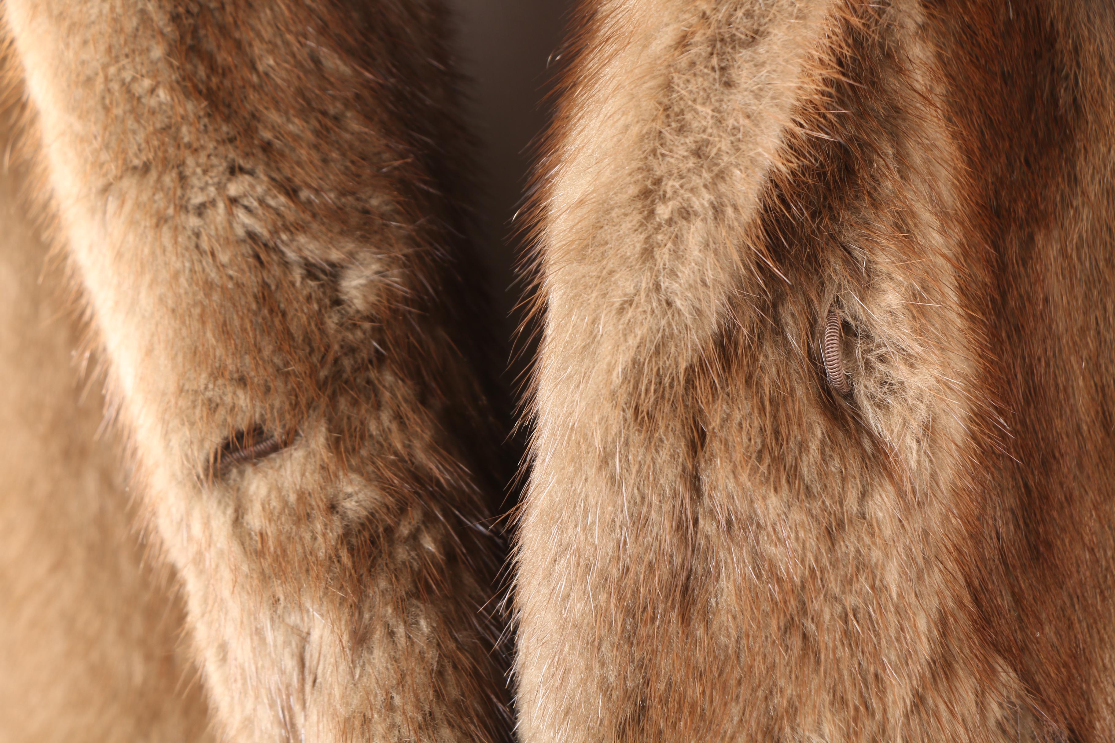 Vintage Burchay's Brown Mink Fur Coat