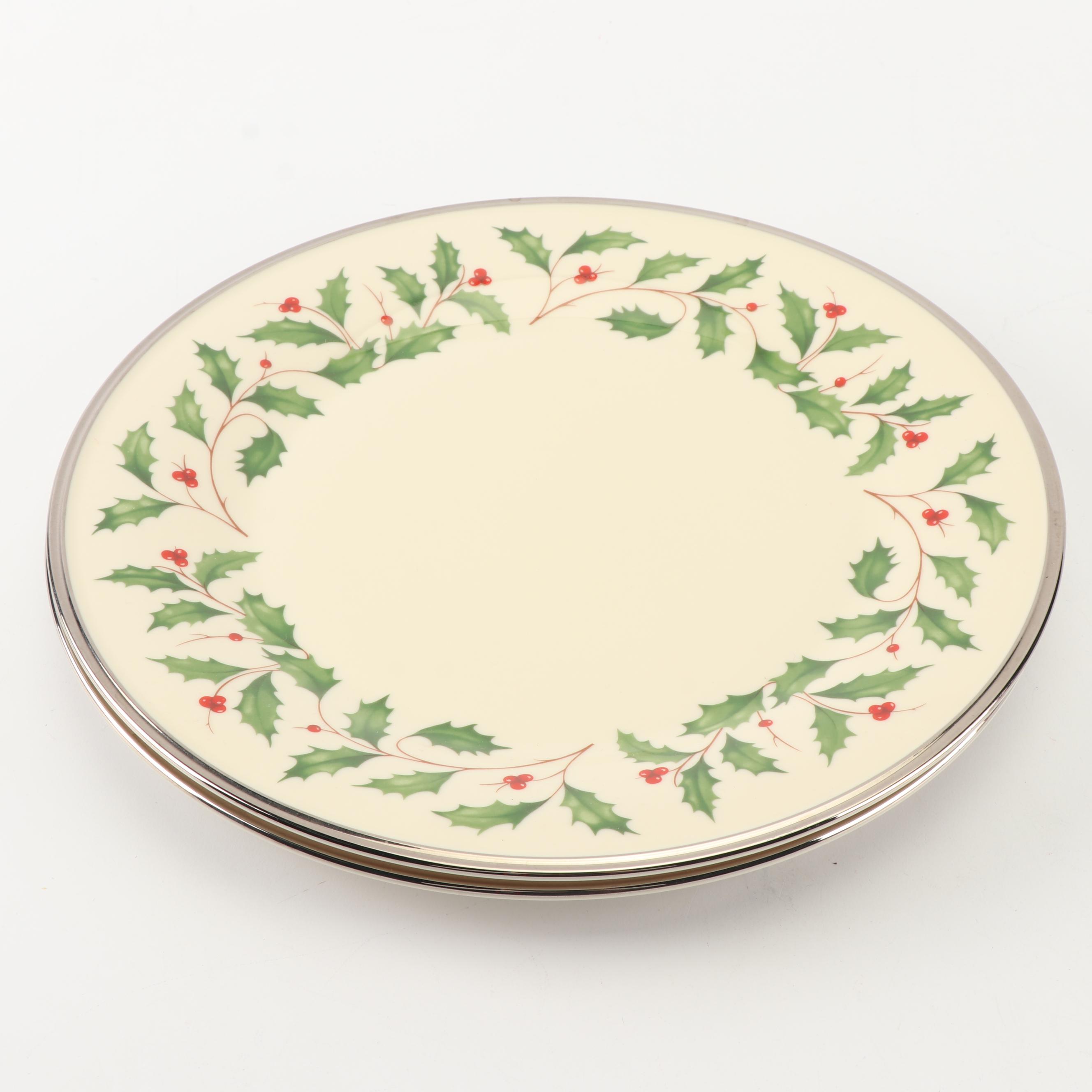 Lenox "Holiday Platinum" Bone China Dinnerware