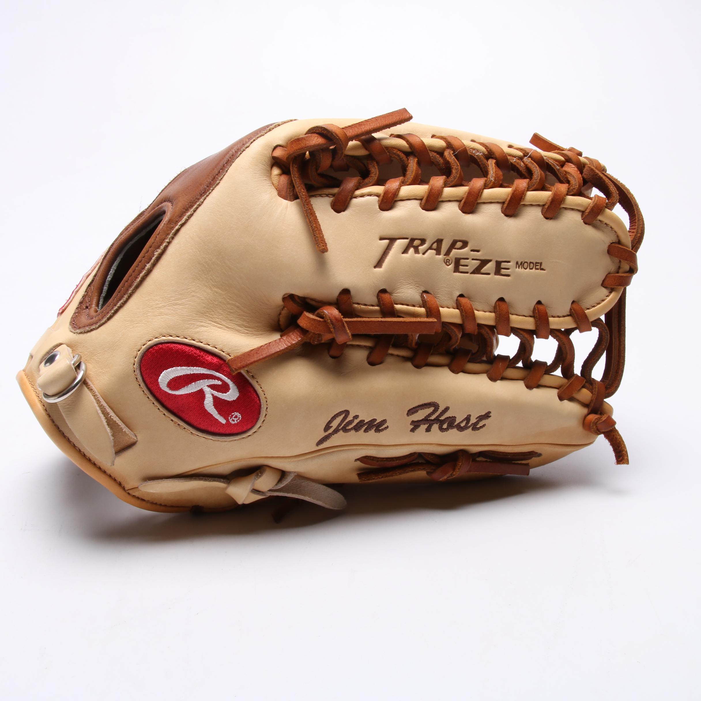 """Yanked"" Personally Owned Jim Host "Pro Preferred" Leather Baseball Glove