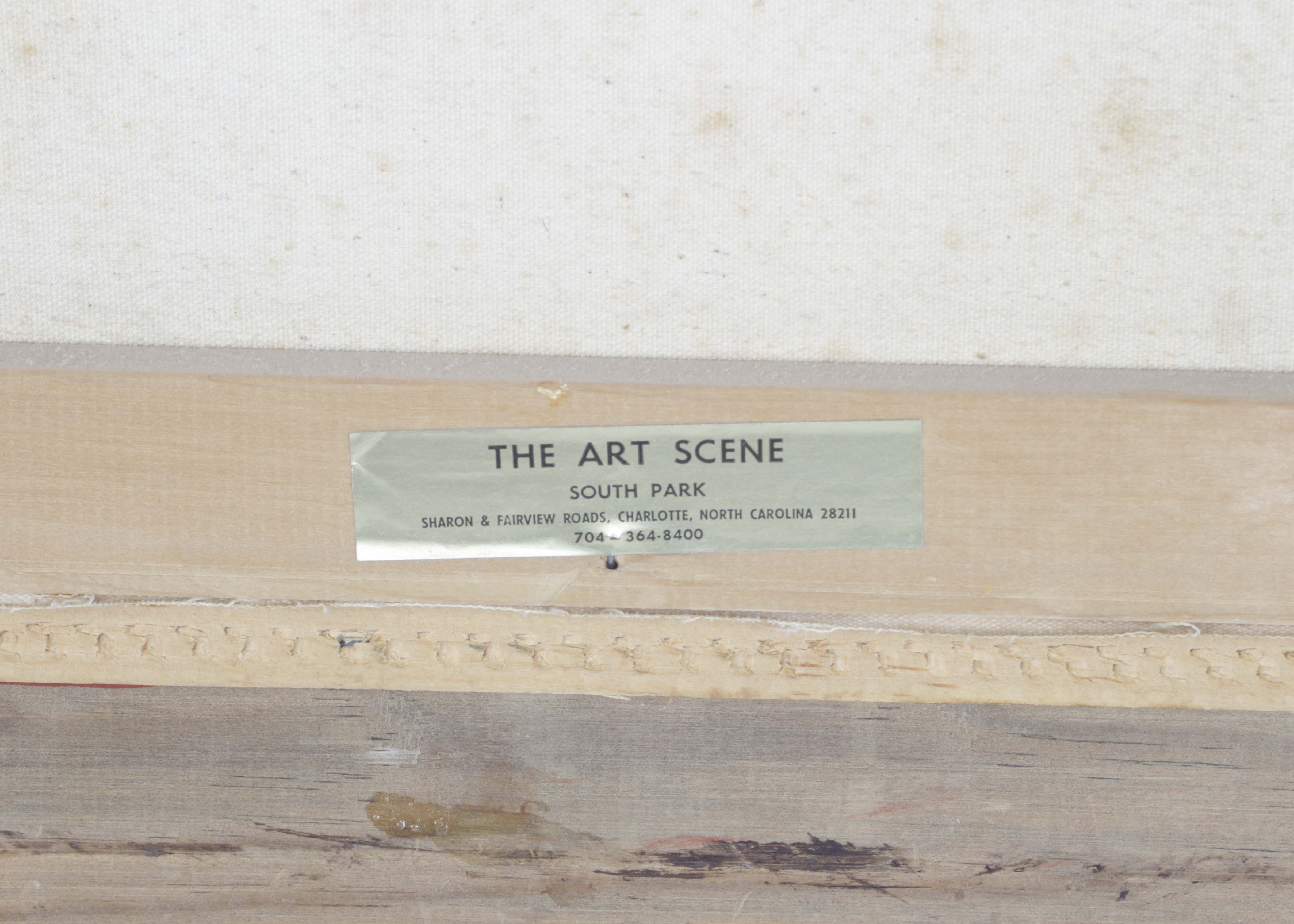 M. Schony Oil On Canvas Landscape Painting