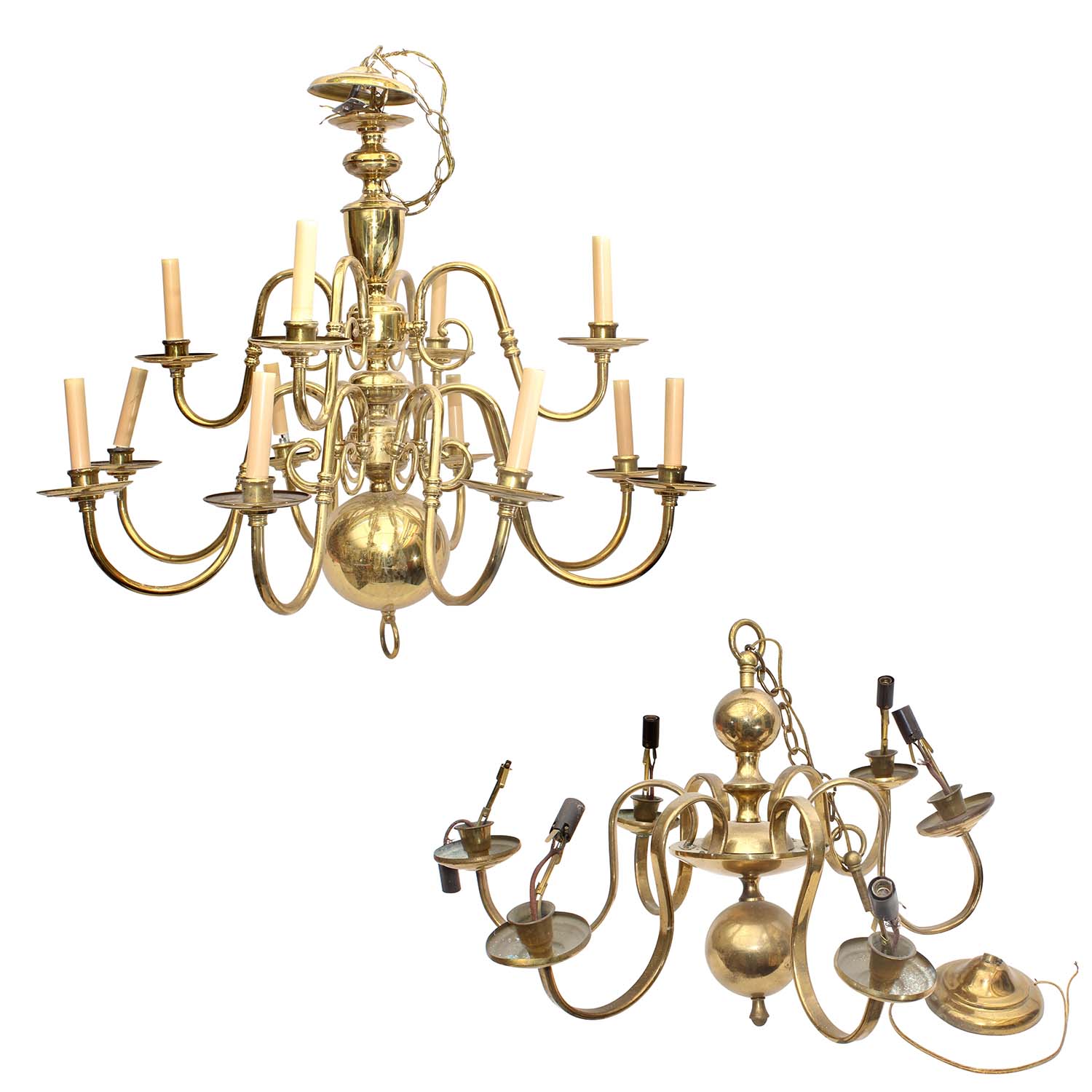 Traditional Brass Chandeliers