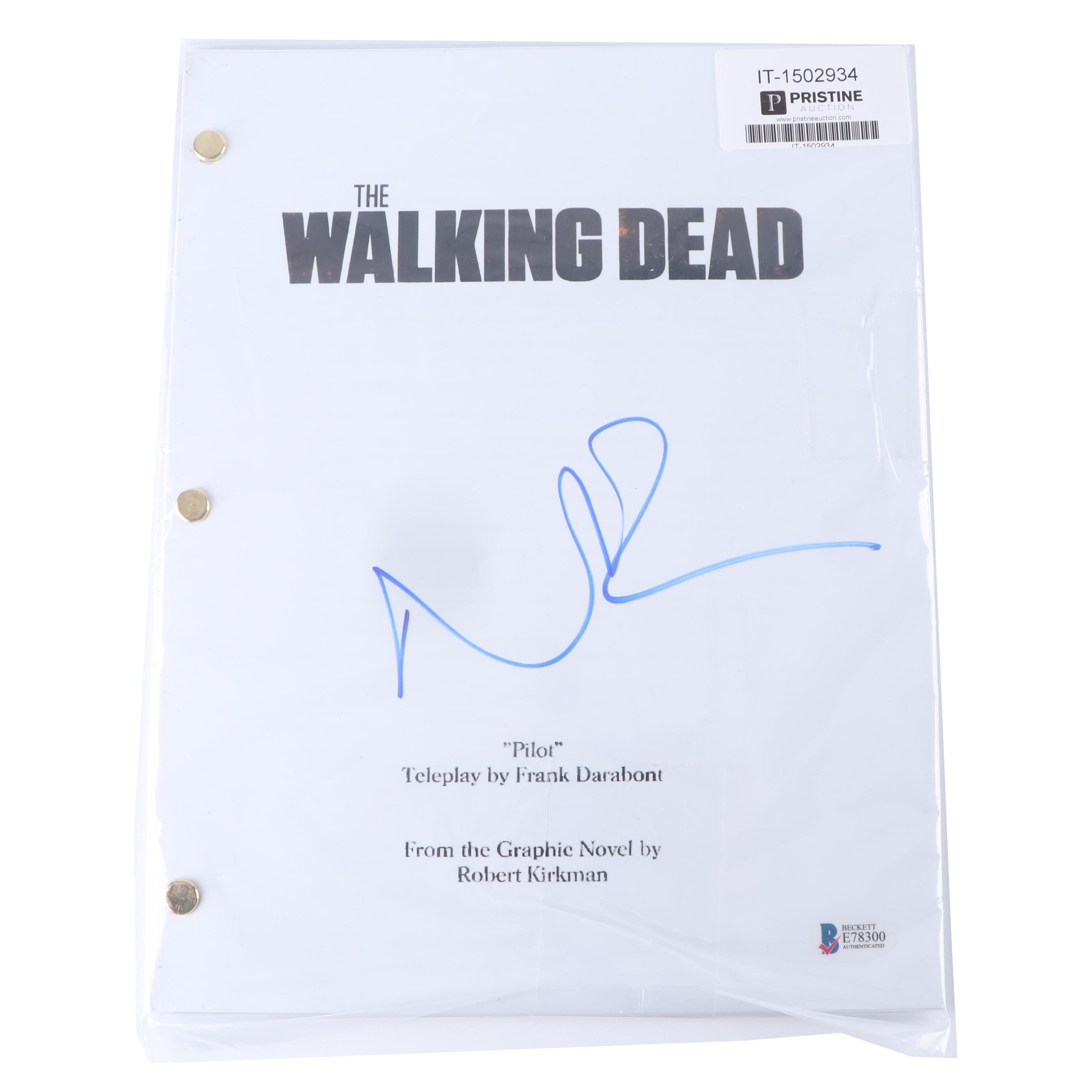Norman Reedus Autographed "Walking Dead" Script - Beckett COA