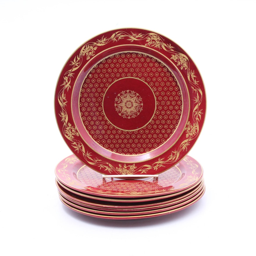 Mottahedeh Empire Style Dinner Plates