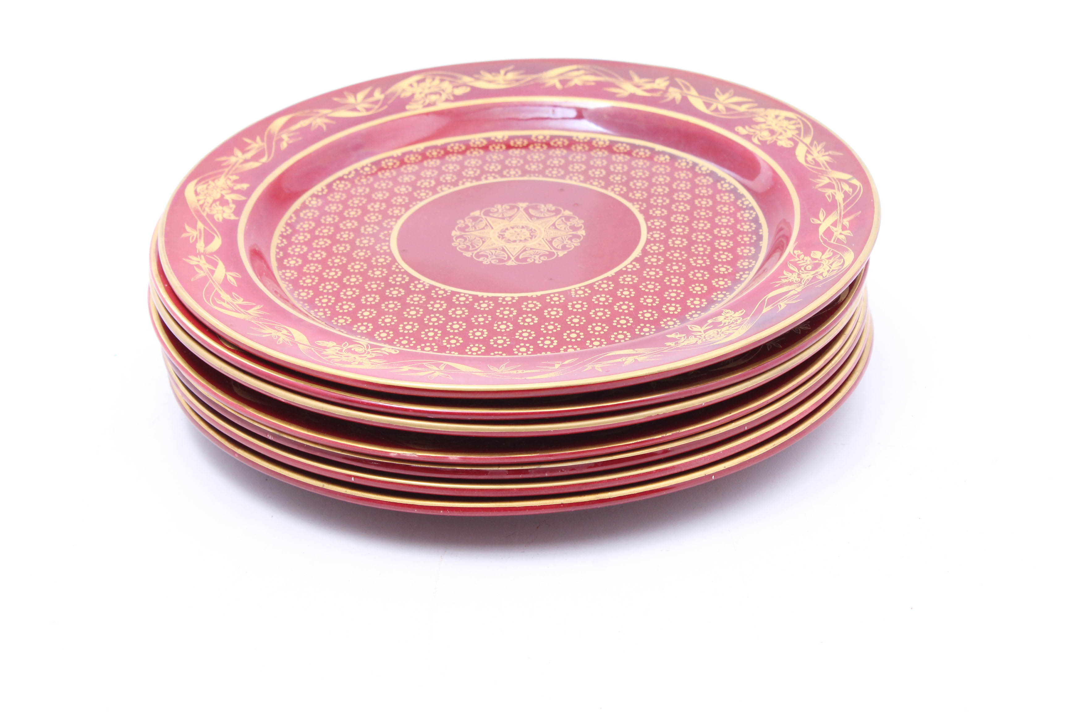Mottahedeh Empire Style Dinner Plates