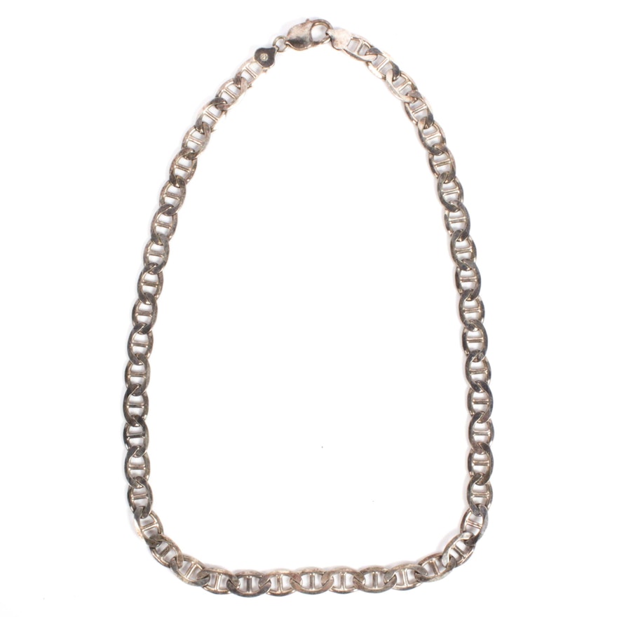 Sterling Silver Link Chain Necklace