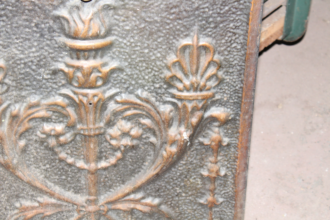 Vintage Tin Fireplace Summer Cover