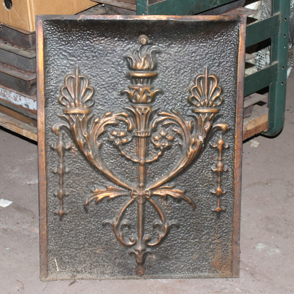 Vintage Tin Fireplace Summer Cover