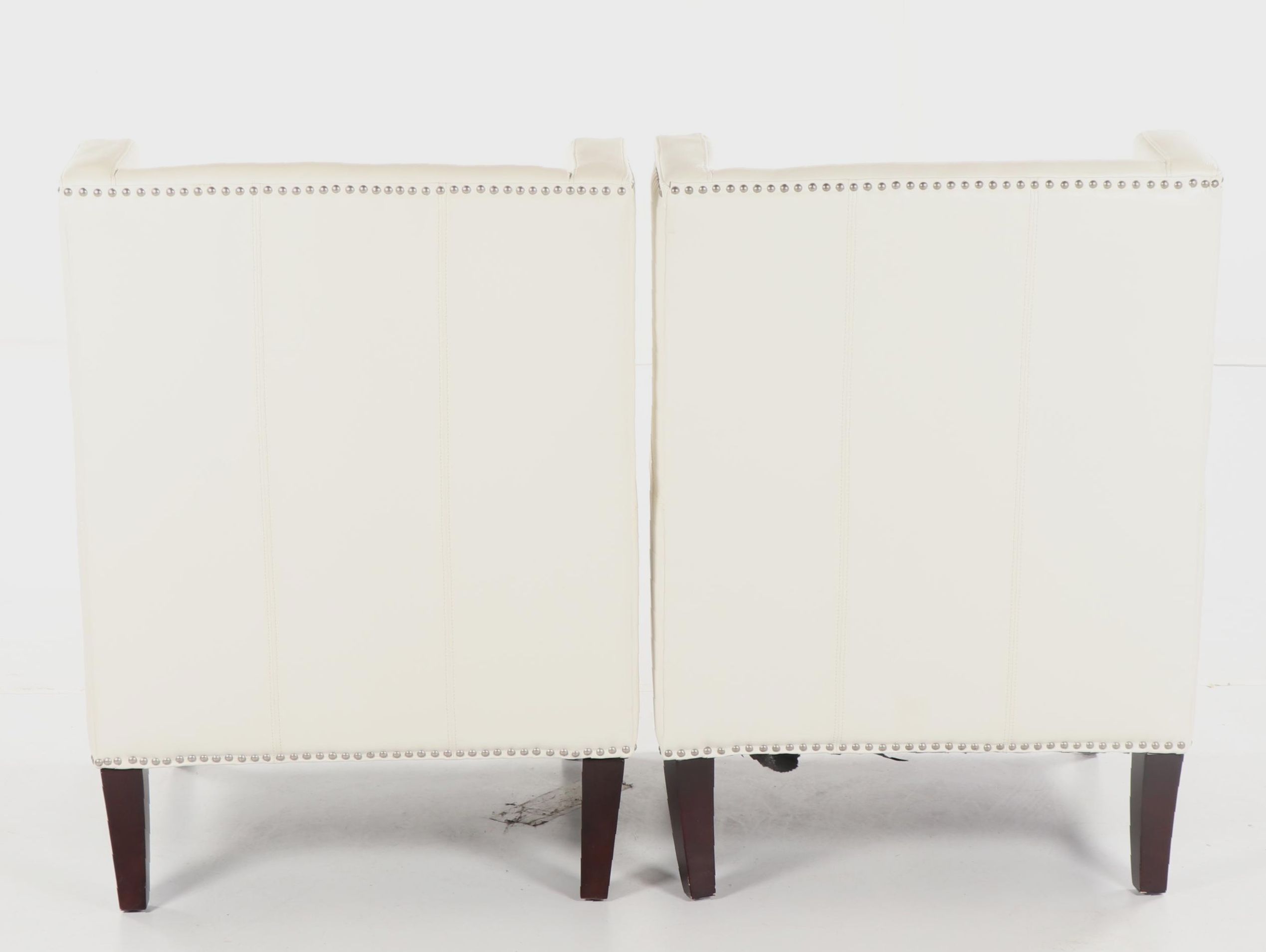 Faux Leather Upholstered Wingback Chairs by Haining Shuyou, 21st Century