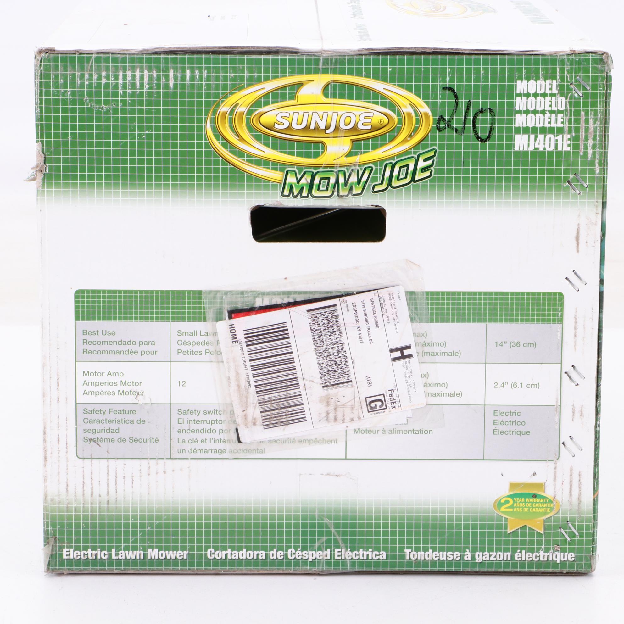 Sun Joe "Mow Joe" MJ401E Lawnmower