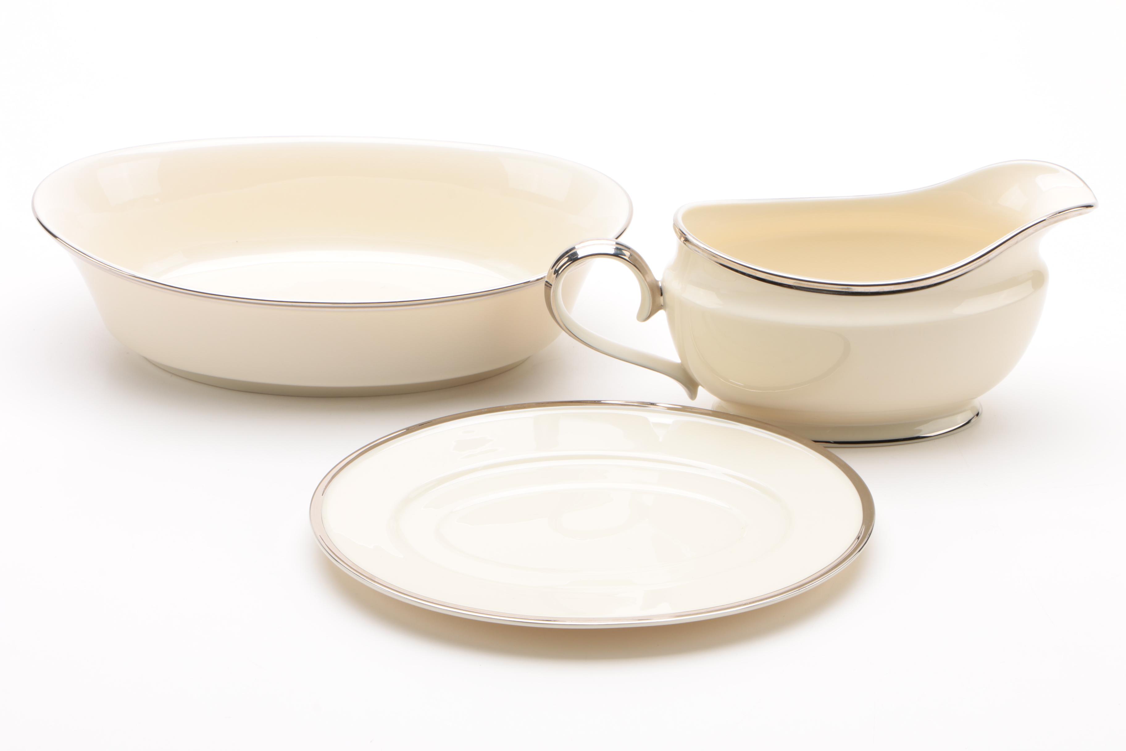 Lenox "Solitaire" Porcelain Serveware