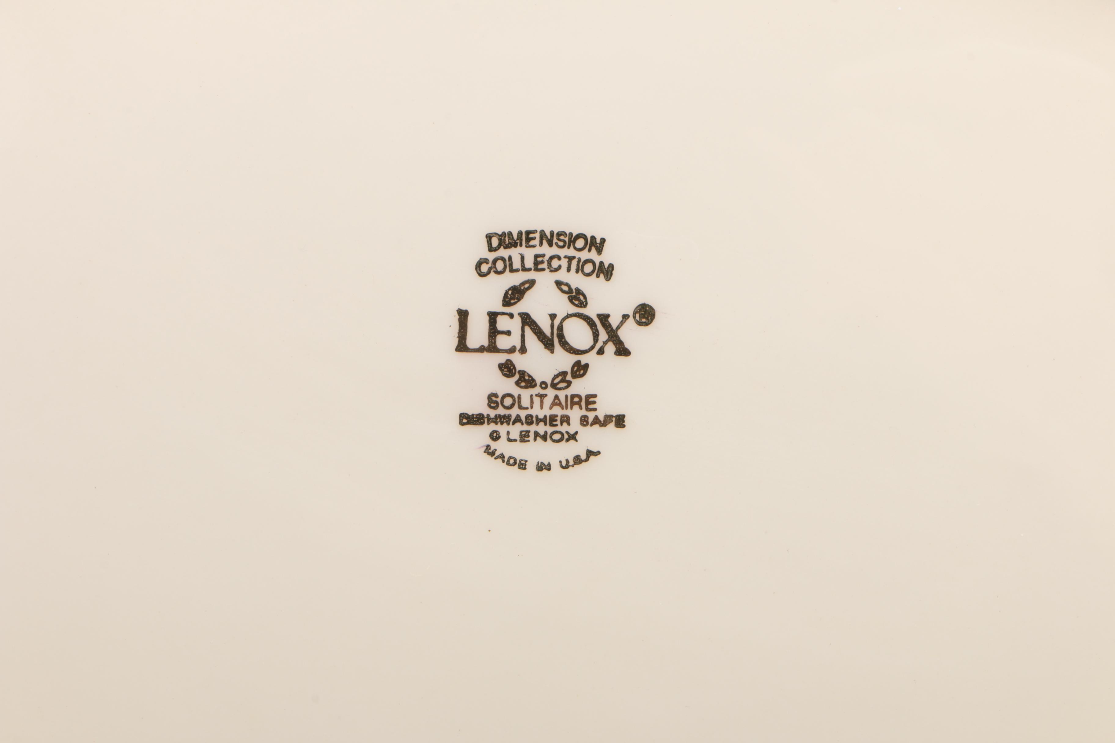 Lenox "Solitaire" Porcelain Serveware