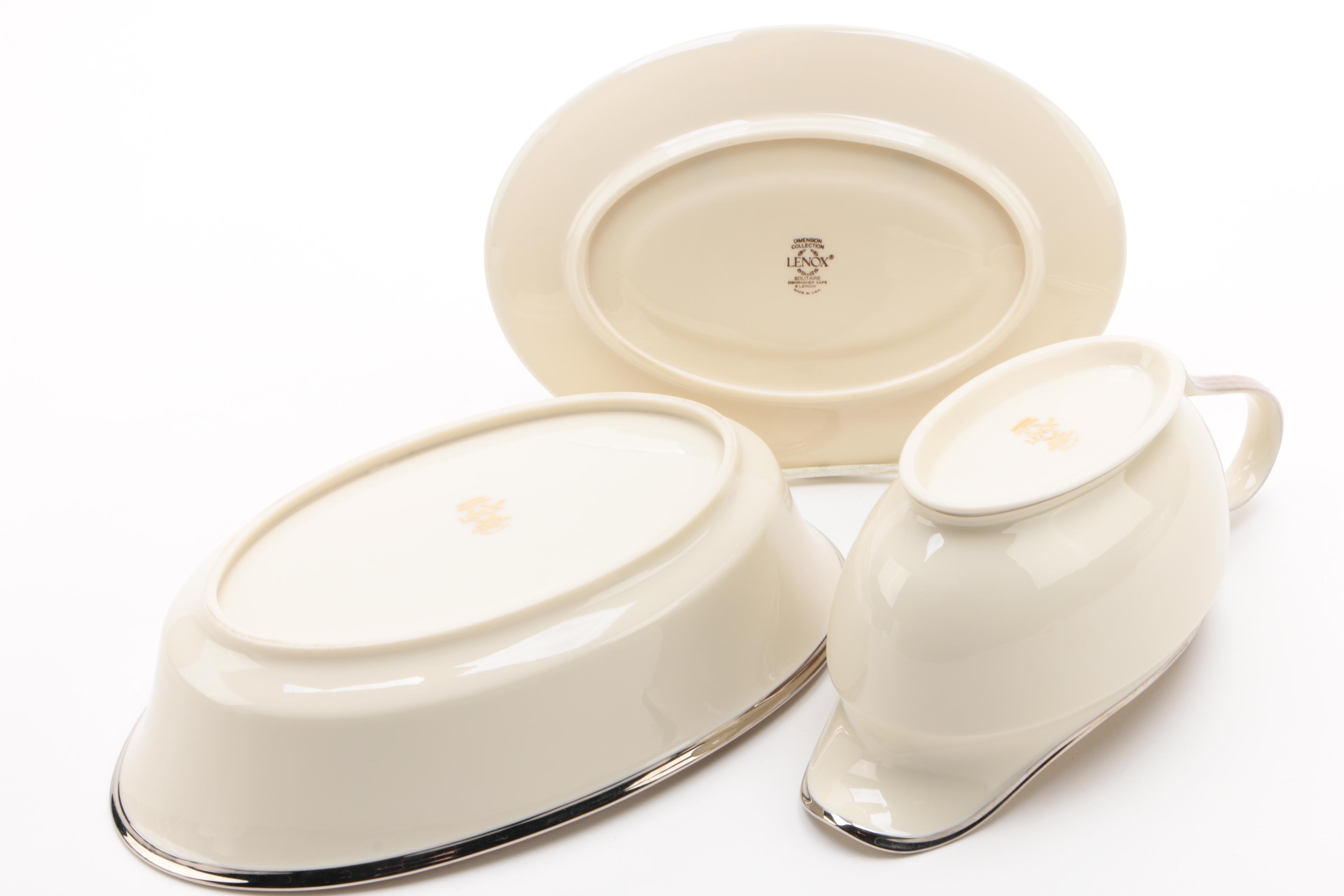 Lenox "Solitaire" Porcelain Serveware